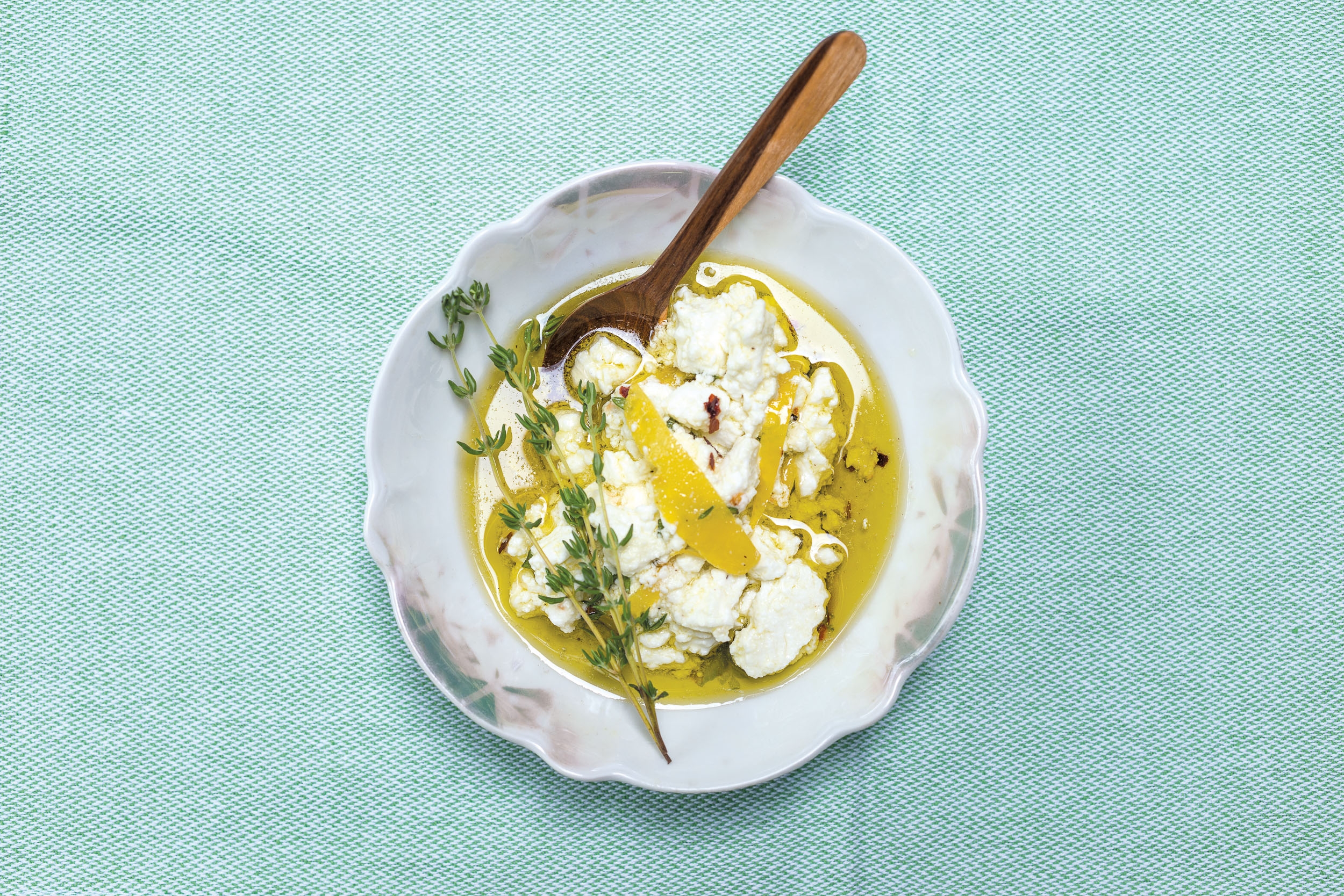 Herb Marinated Goat Cheese
