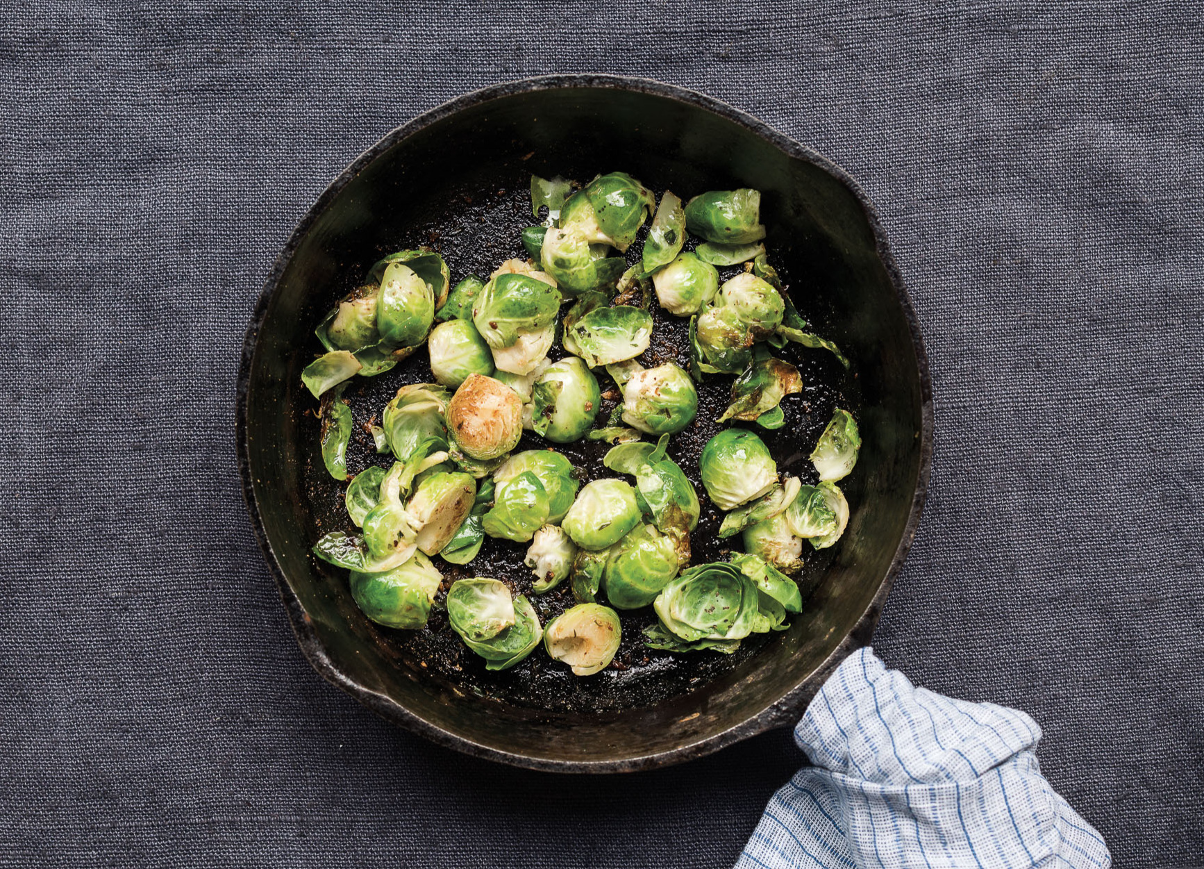 Garlic & Herb Brussels Sprouts