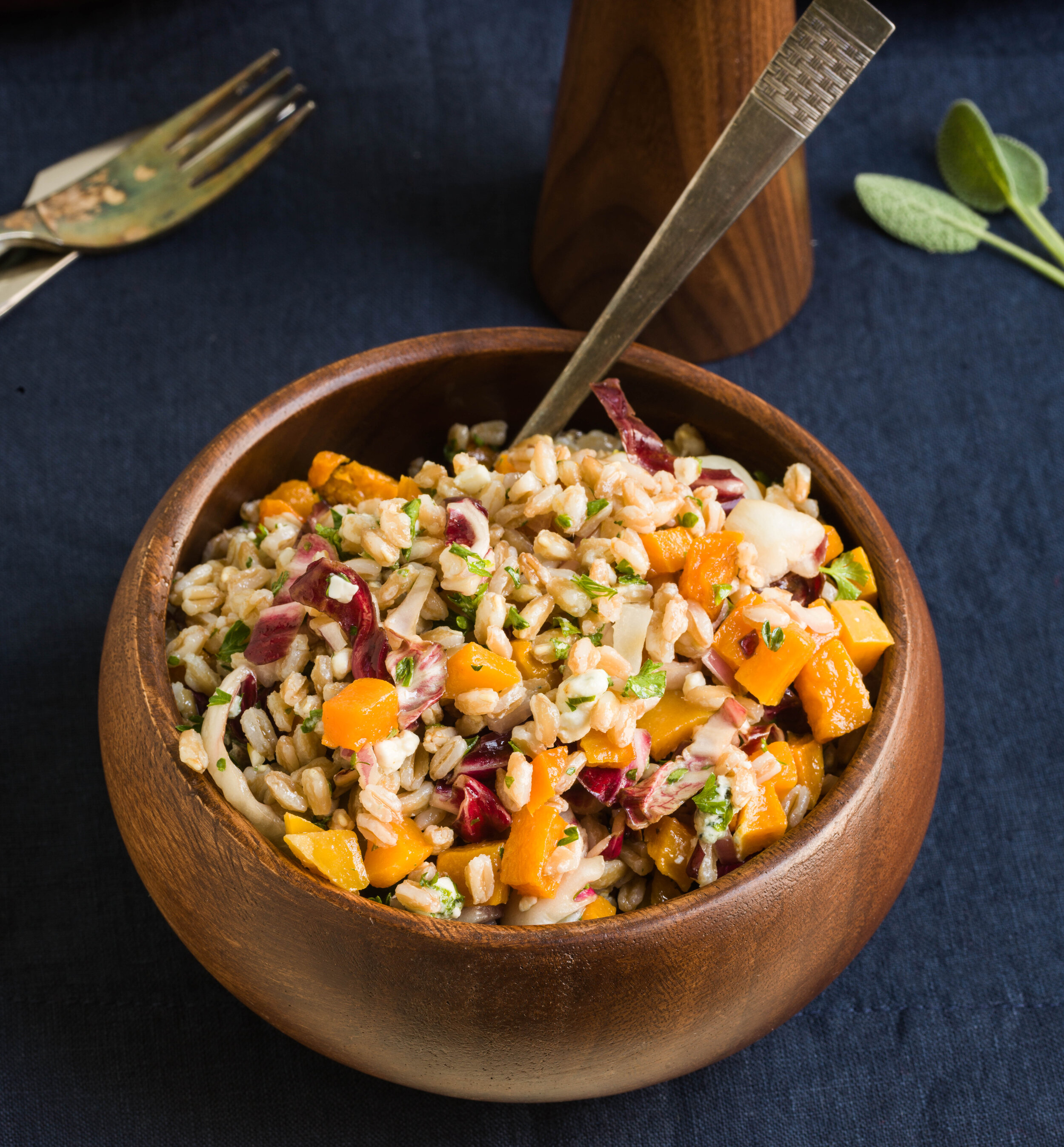 Farro & Squash Salad