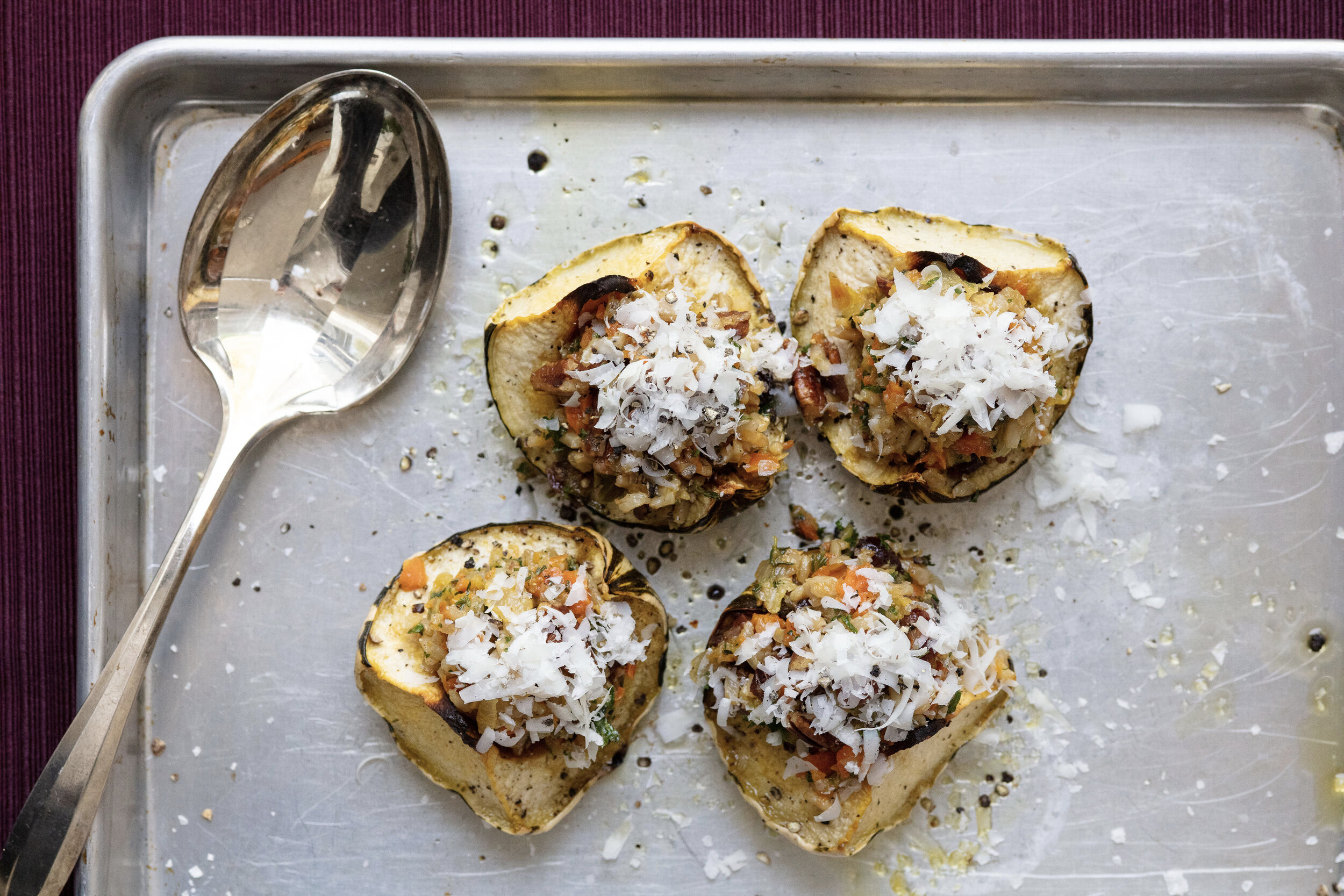 Roasted Stuffed Acorn Squash