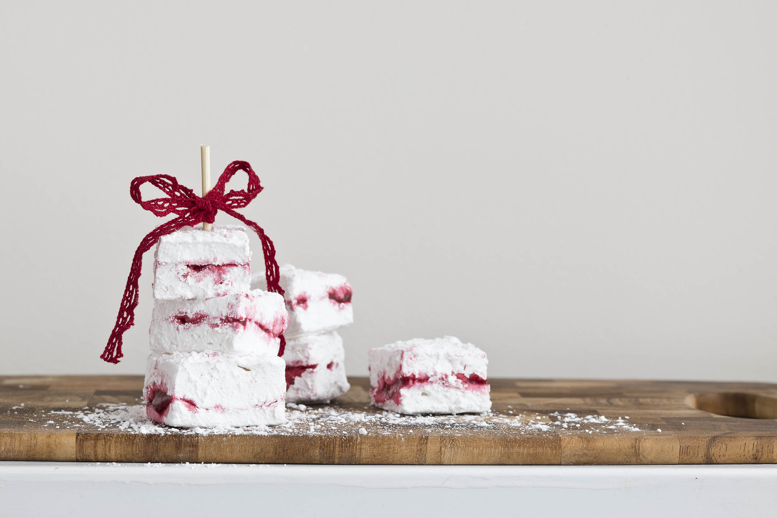 Raspberry Swirl Marshmallows