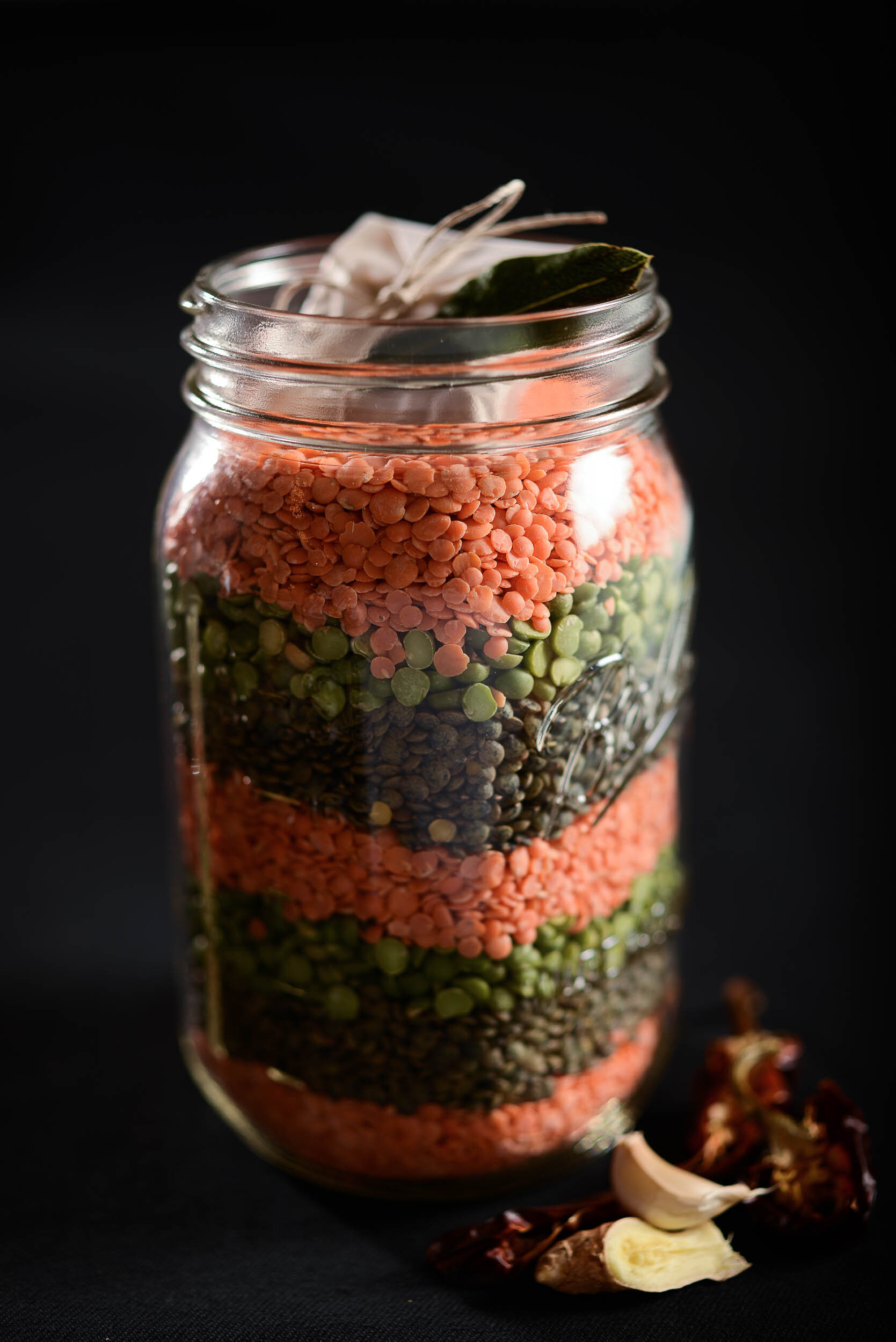Curried Lentil Soup in a Jar