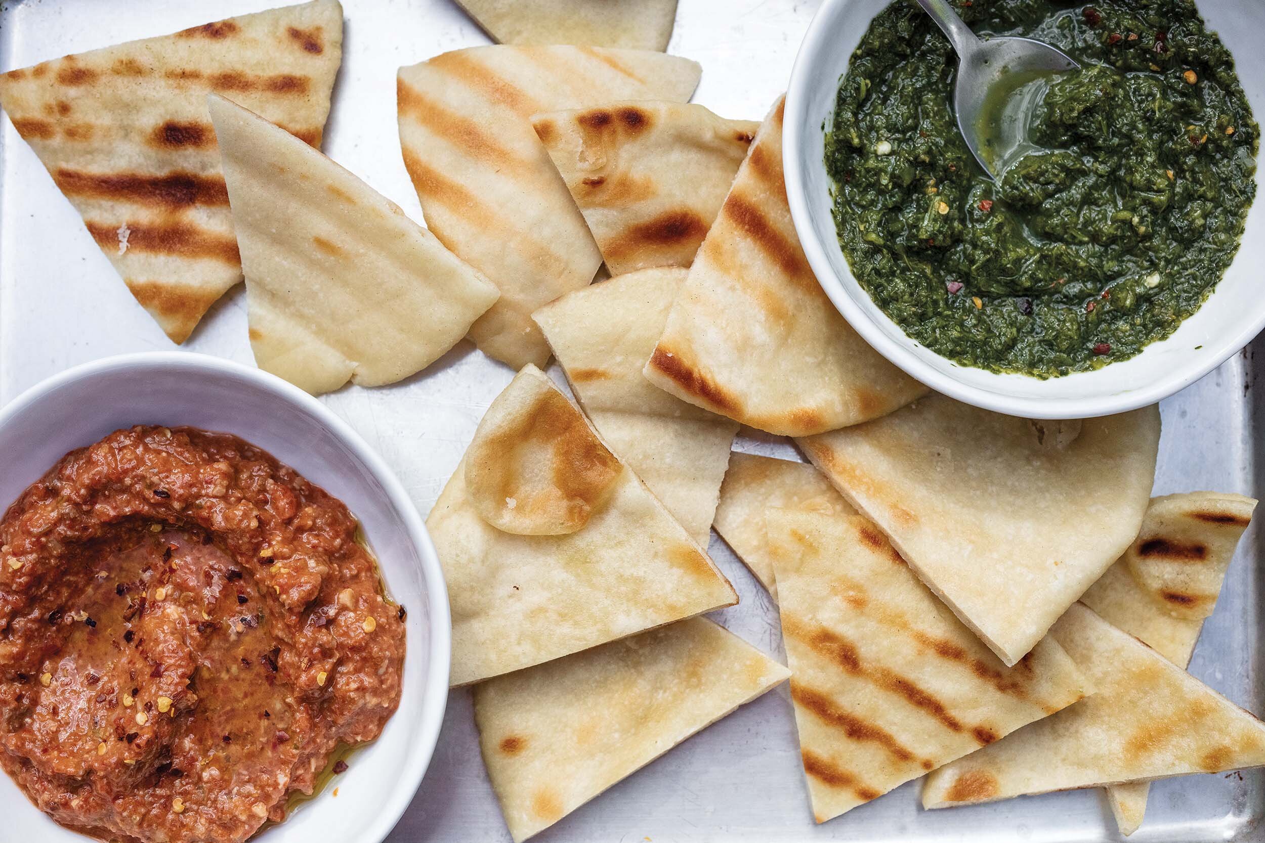 Grilled Syrian Flatbread