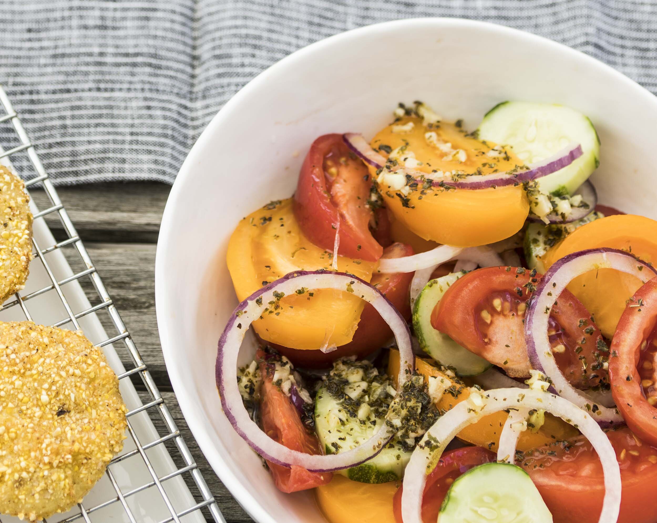 Grandma’s Tomato and Cucumber Salad