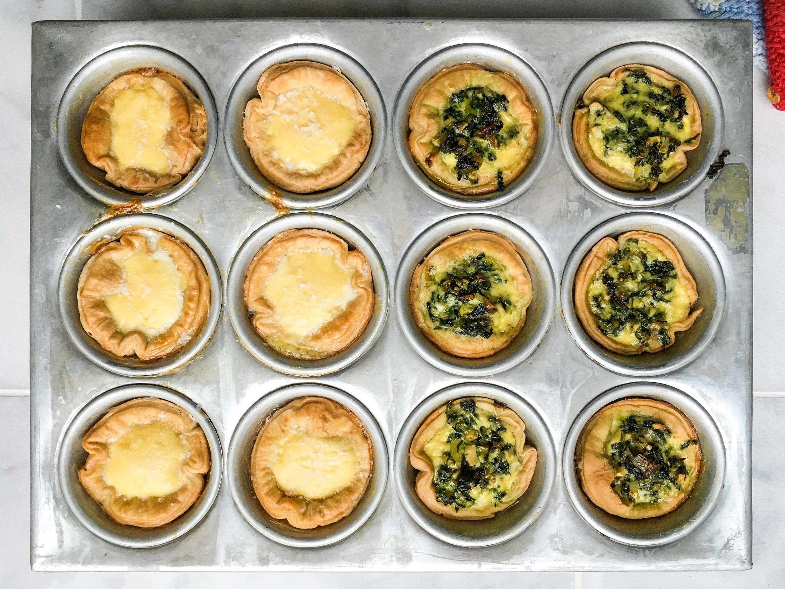 Savory Custard Tarts