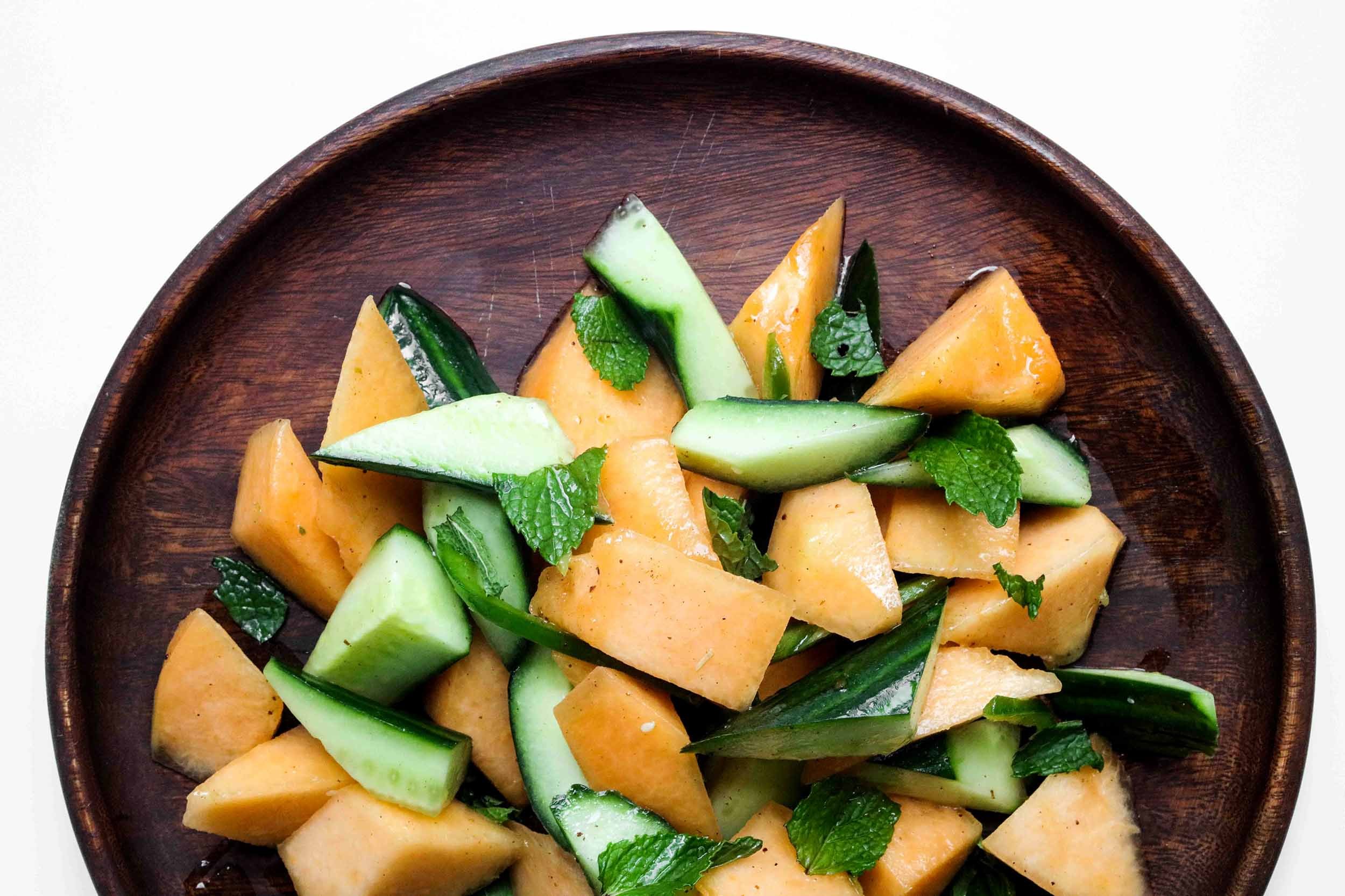 Cantaloupe Cucumber Salad