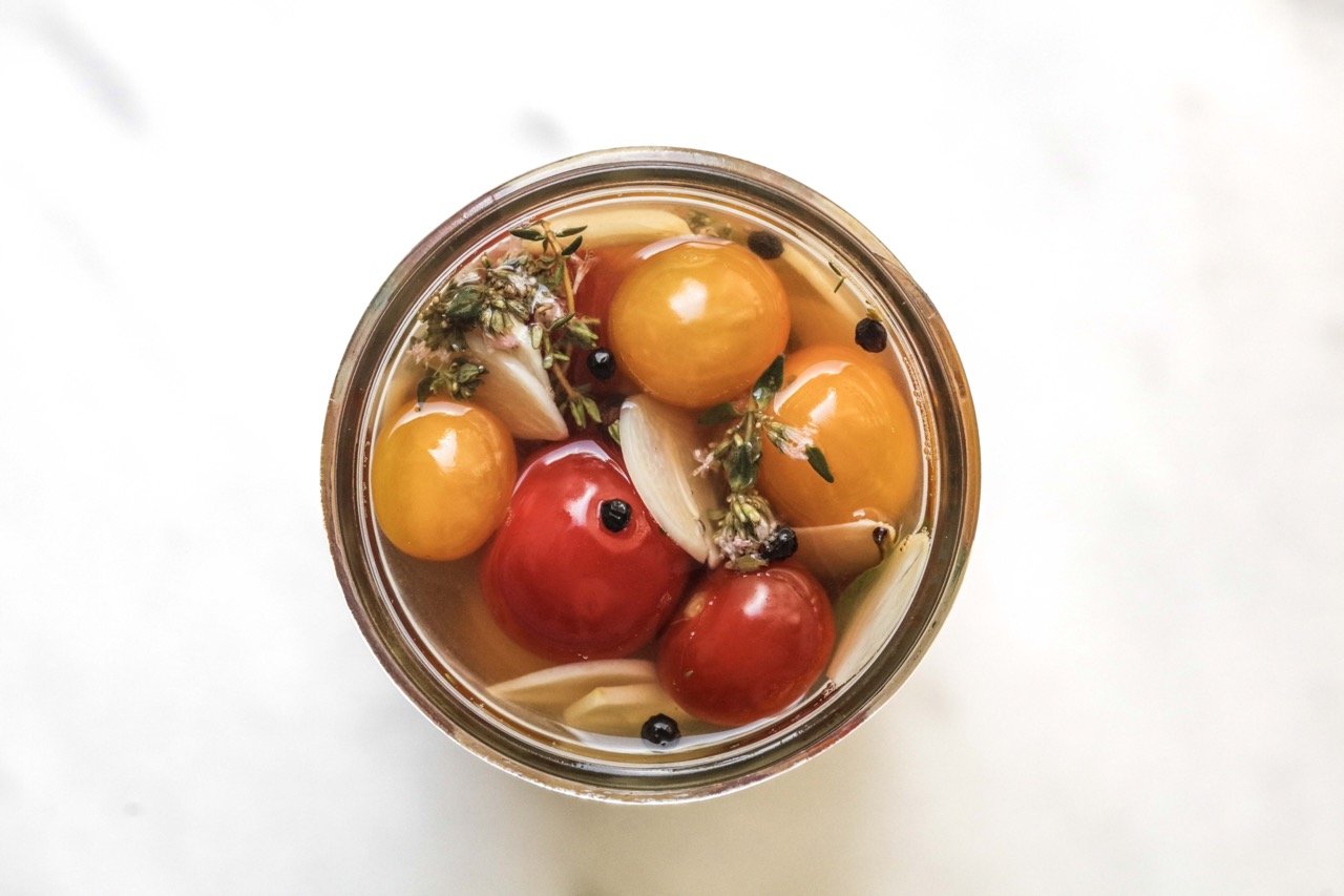Pickled Cherry Tomatoes