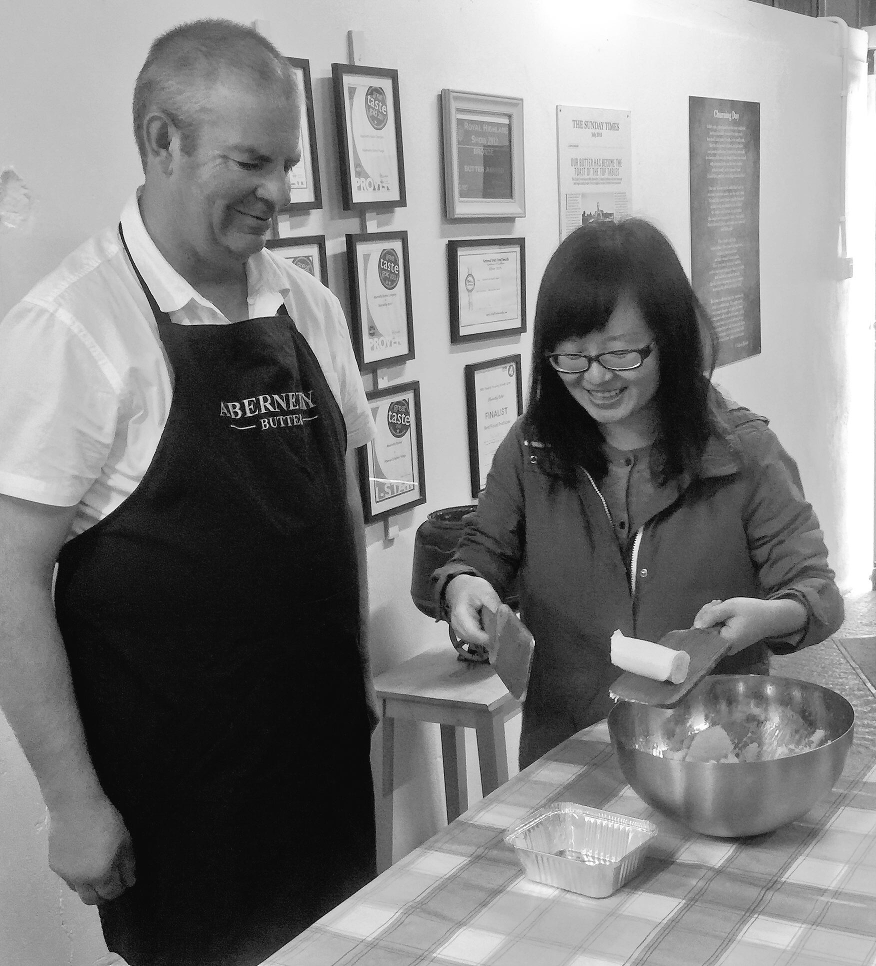 Will Abernethy from Abernethy Butter.