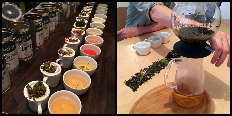 Trying ALL the Tea + a goldfish bowl Darjeeling tea.