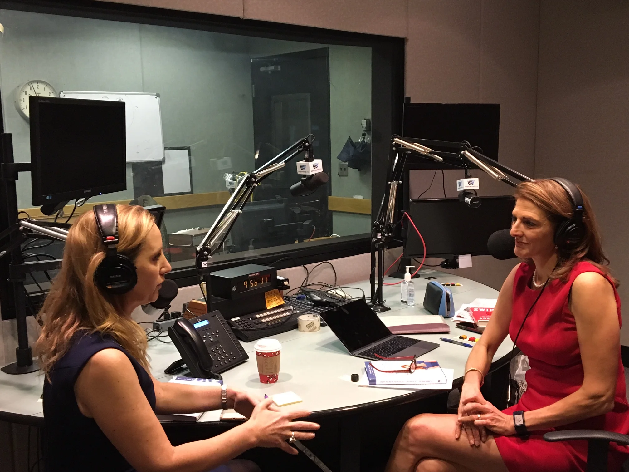 That's me trying to keep my cool being interviewed by Jill!