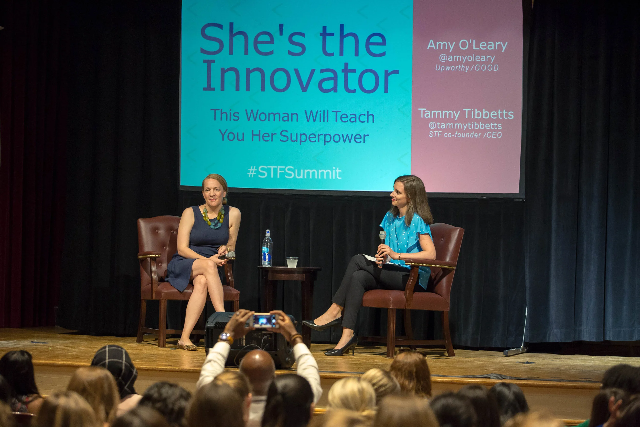 The @shesthefirst summit where Tammy showed how it's done