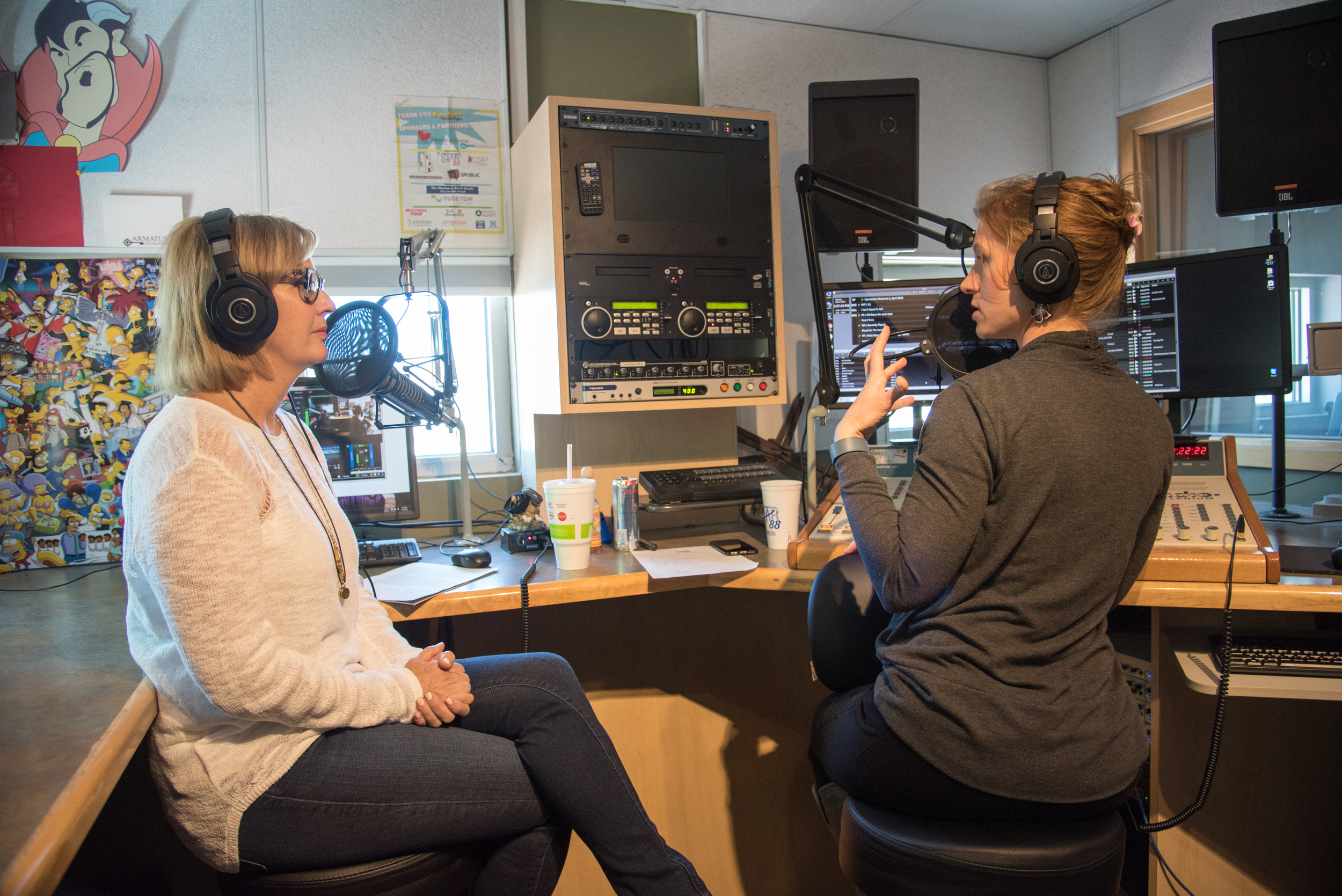 Interviewing Lenya Heitzig for a Reload Love radio special. 