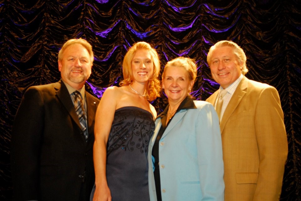 With Dan Rosecrans, Janet Parshall and Craig Parshall during a Son Broadcasting banquet