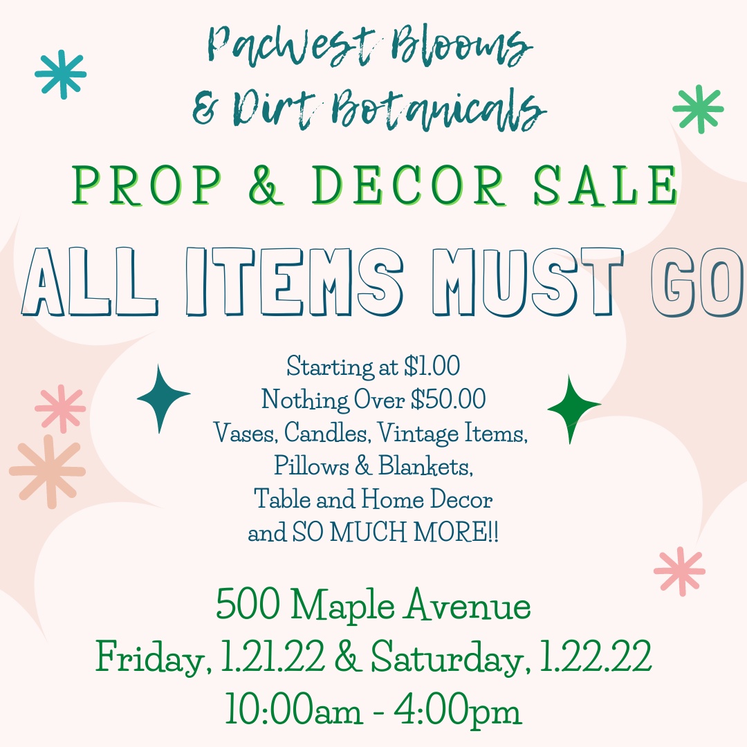 Prop &amp; Decor Sale