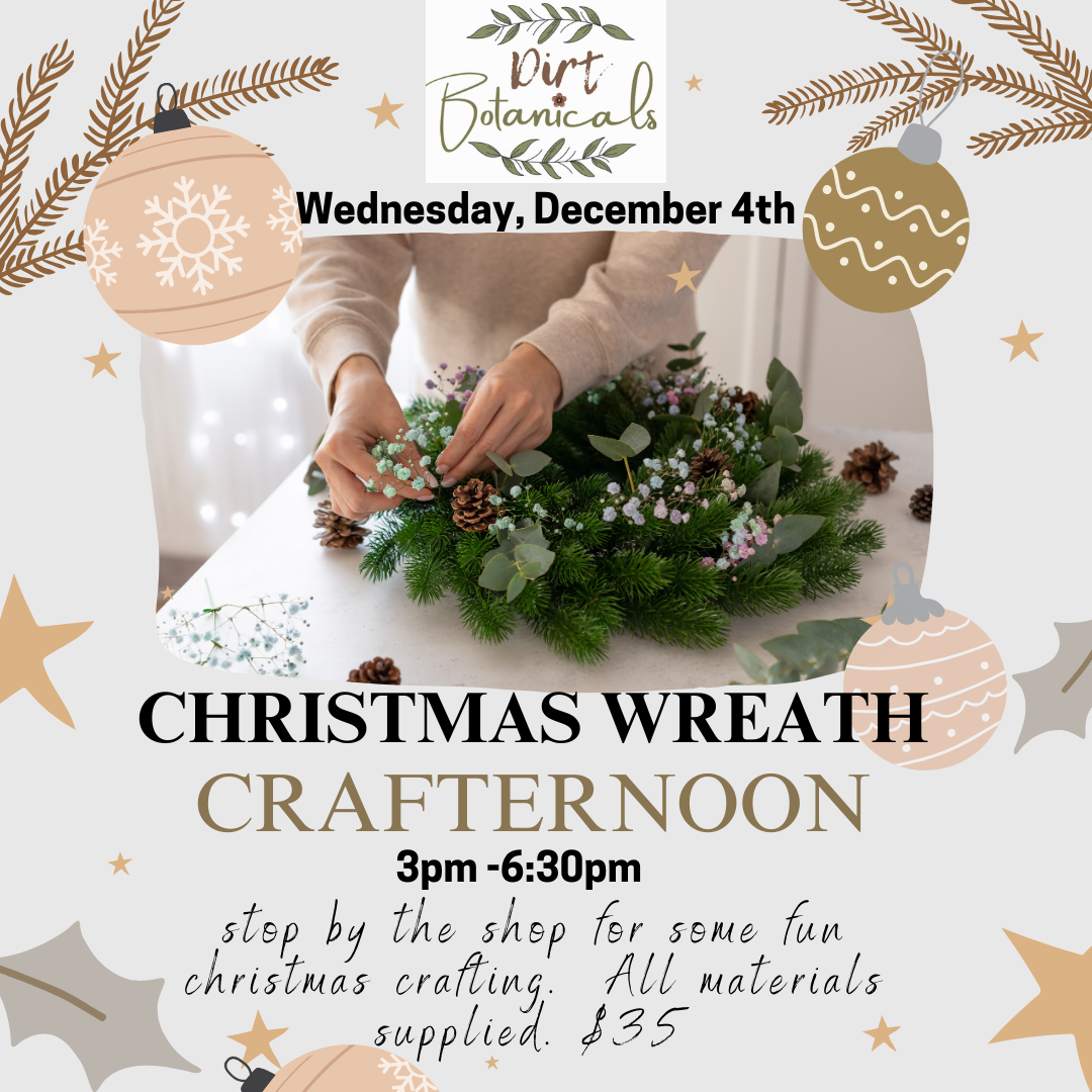 CRAFTERNOONS with DIRT BOTANICALS