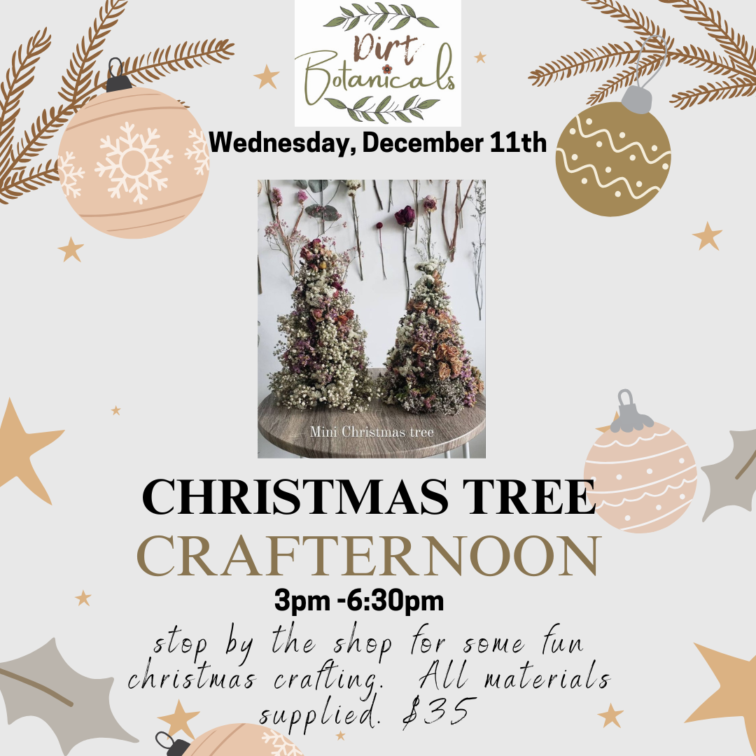 CRAFTERNOONS with DIRT BOTANICALS 