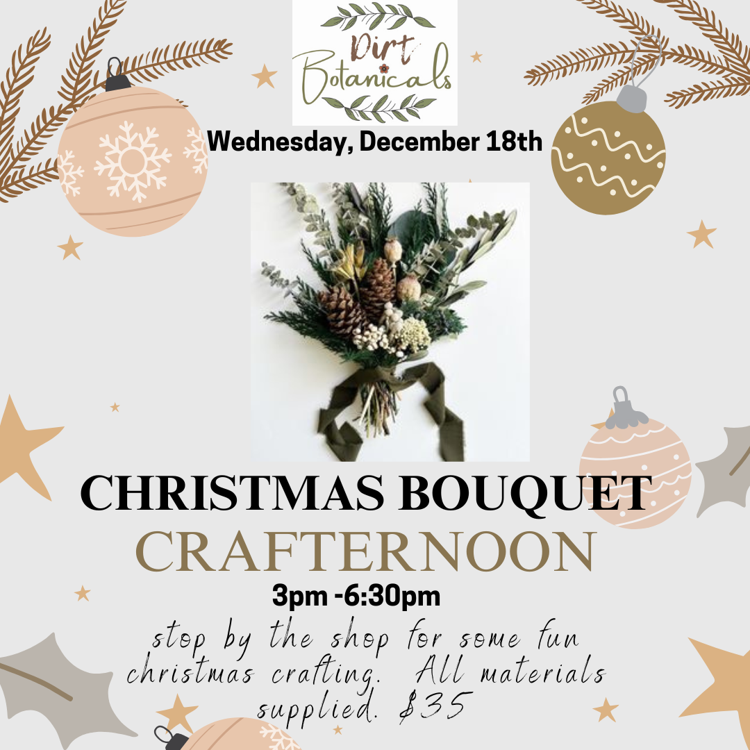 CRAFTERNOONS with DIRT BOTANICALS  