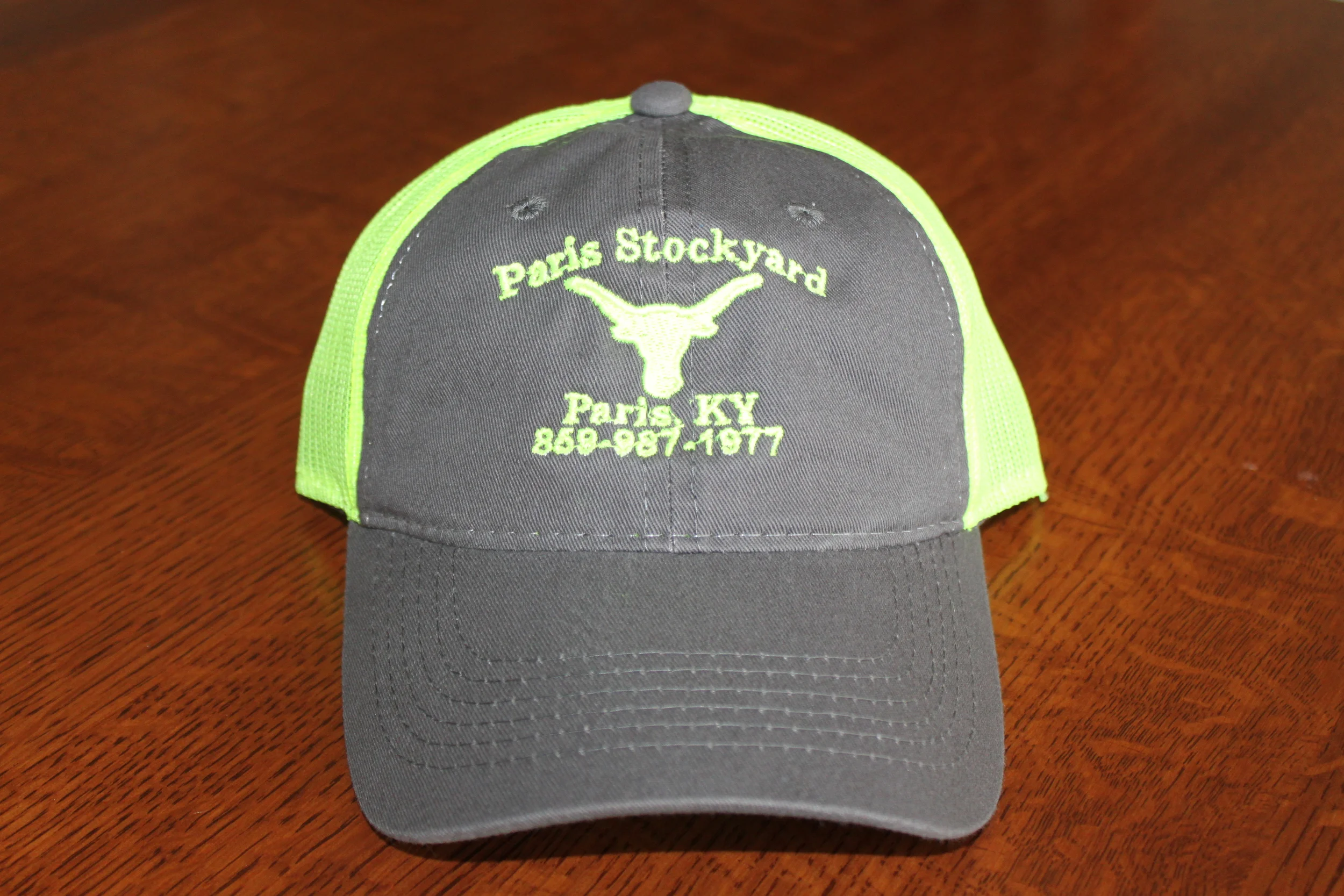 Pewter & Neon Green Trucker Hat