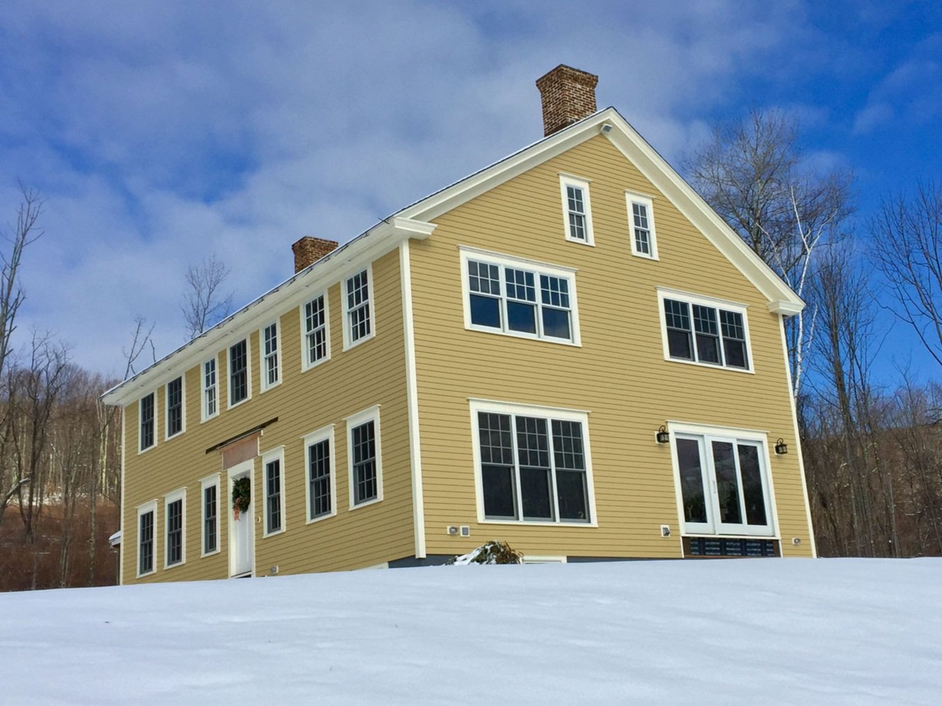 Southwest elevation of home - Berkshire Mountain Design Build, LLC