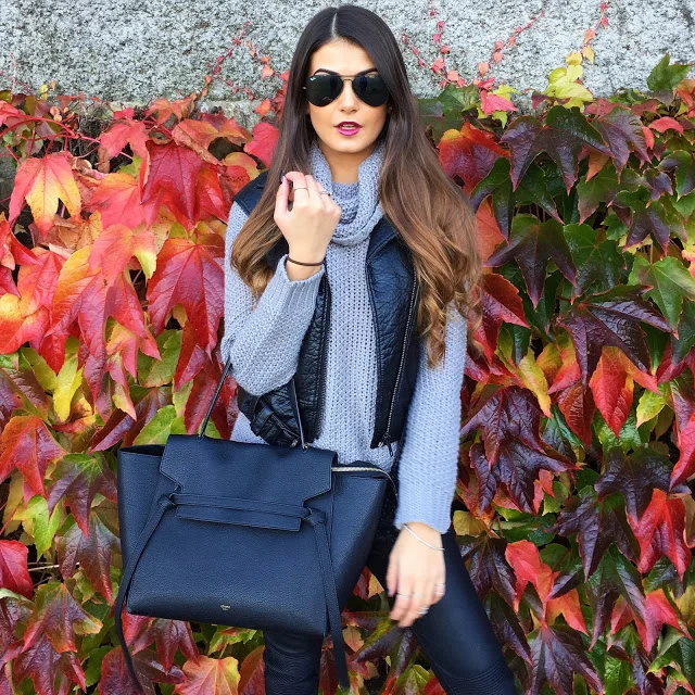 THICK KNITS & LOTS OF LEATHER FOR FALL