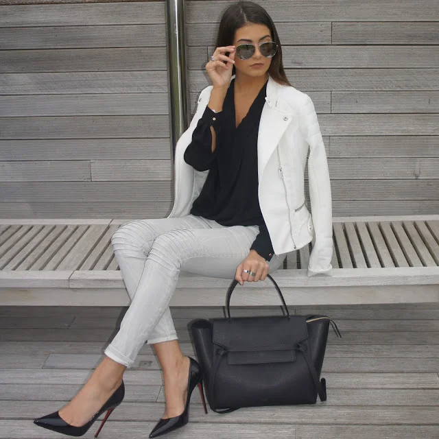 BLACK, WHITE & GREY BIKER VIBES