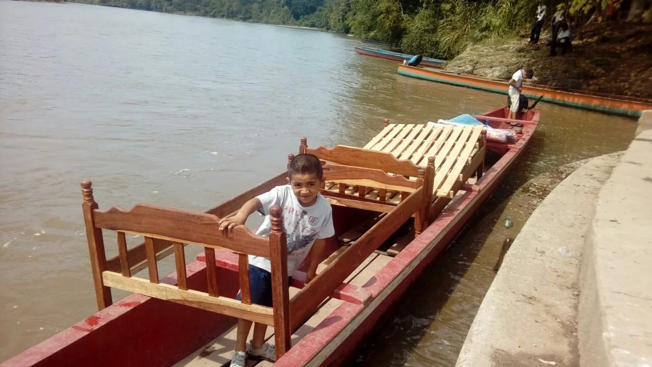 This is a bed ready to make a six hour boat ride to a child in our "Mercy Program." Thank you to the generous donor who wanted to make a difference in the life of a child with disabilities. 