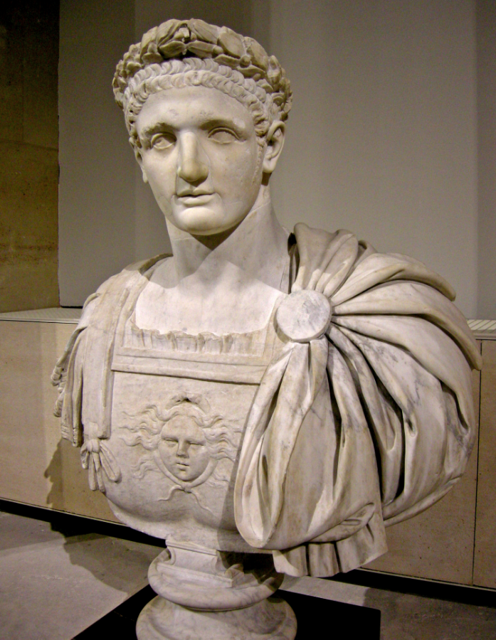 Emperor Titus Flavius Domitianus (ruled: 81-96 AD) ** Source: https://en.wikipedia.org/wiki/Domitian