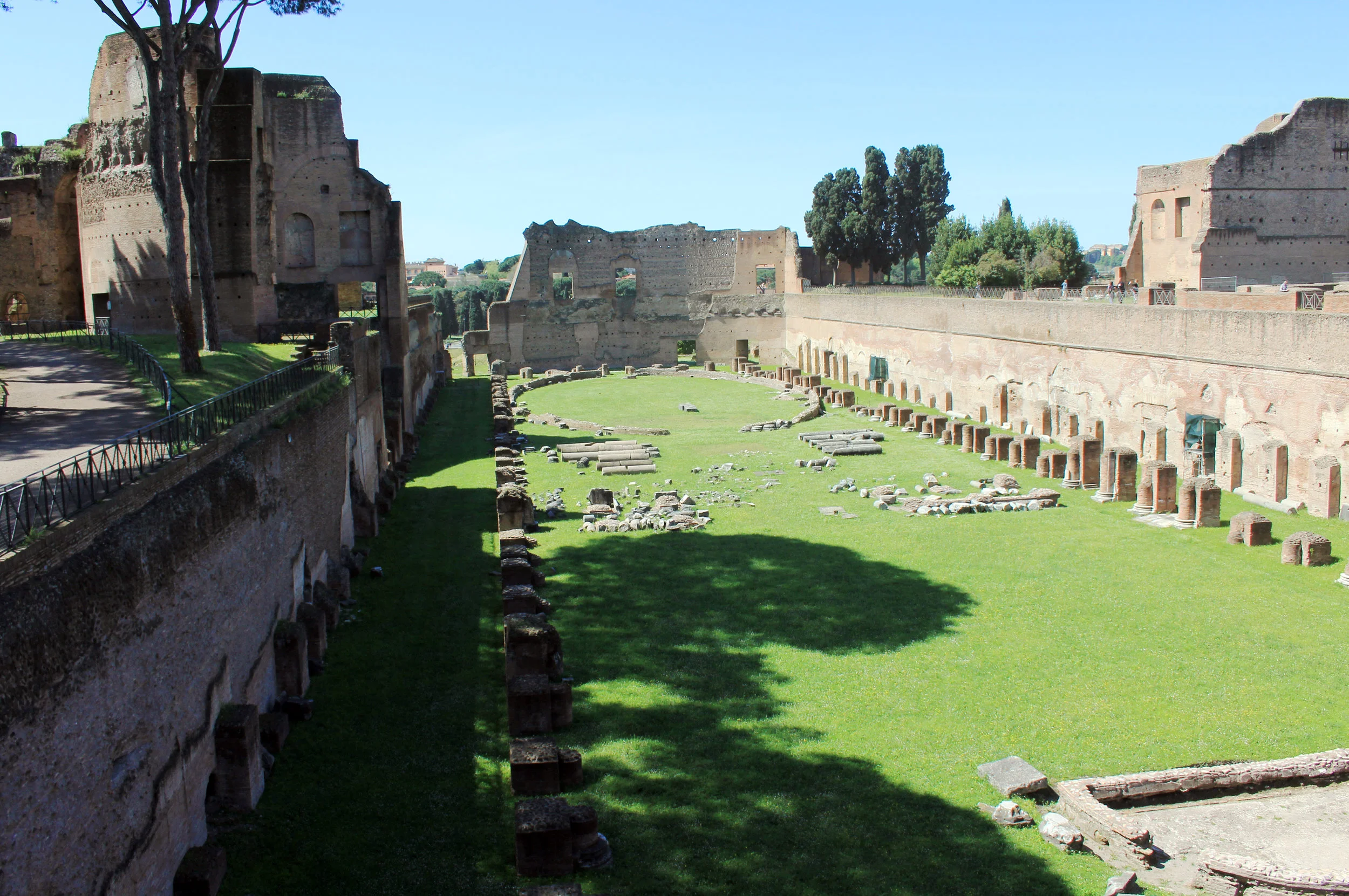 Stadium of Domitianus (part of the palatine hill). Source: Wikimedia