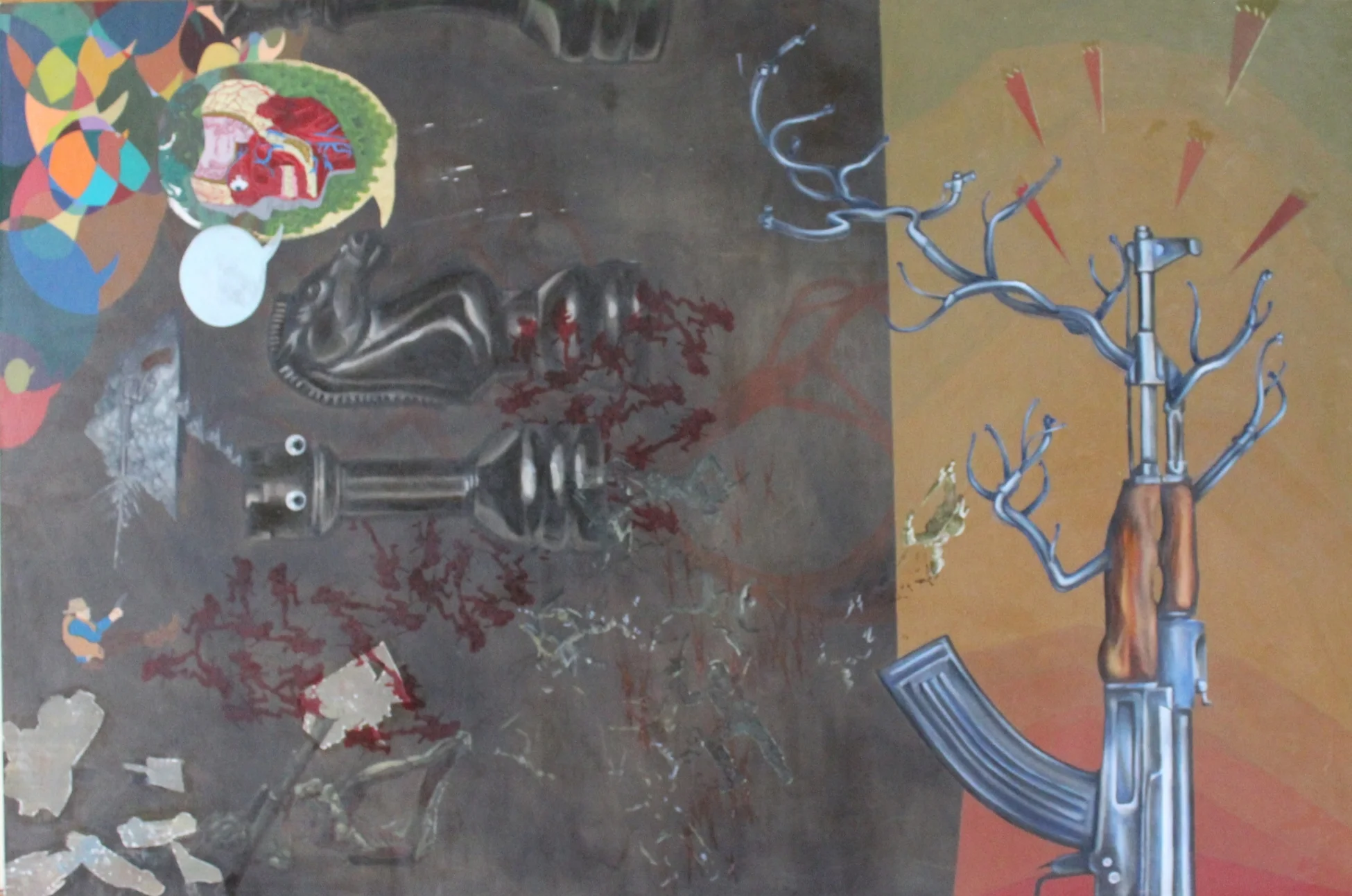  2009-2016 Oil on Canvas  &nbsp; &nbsp; &nbsp; &nbsp; &nbsp; &nbsp; &nbsp; 48in x 72in 