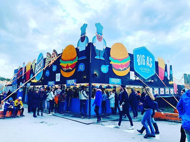 Roskilde du er for vild! Kom forbi til den sidste burger 🍔 #bigasdiner #rffood #rf19