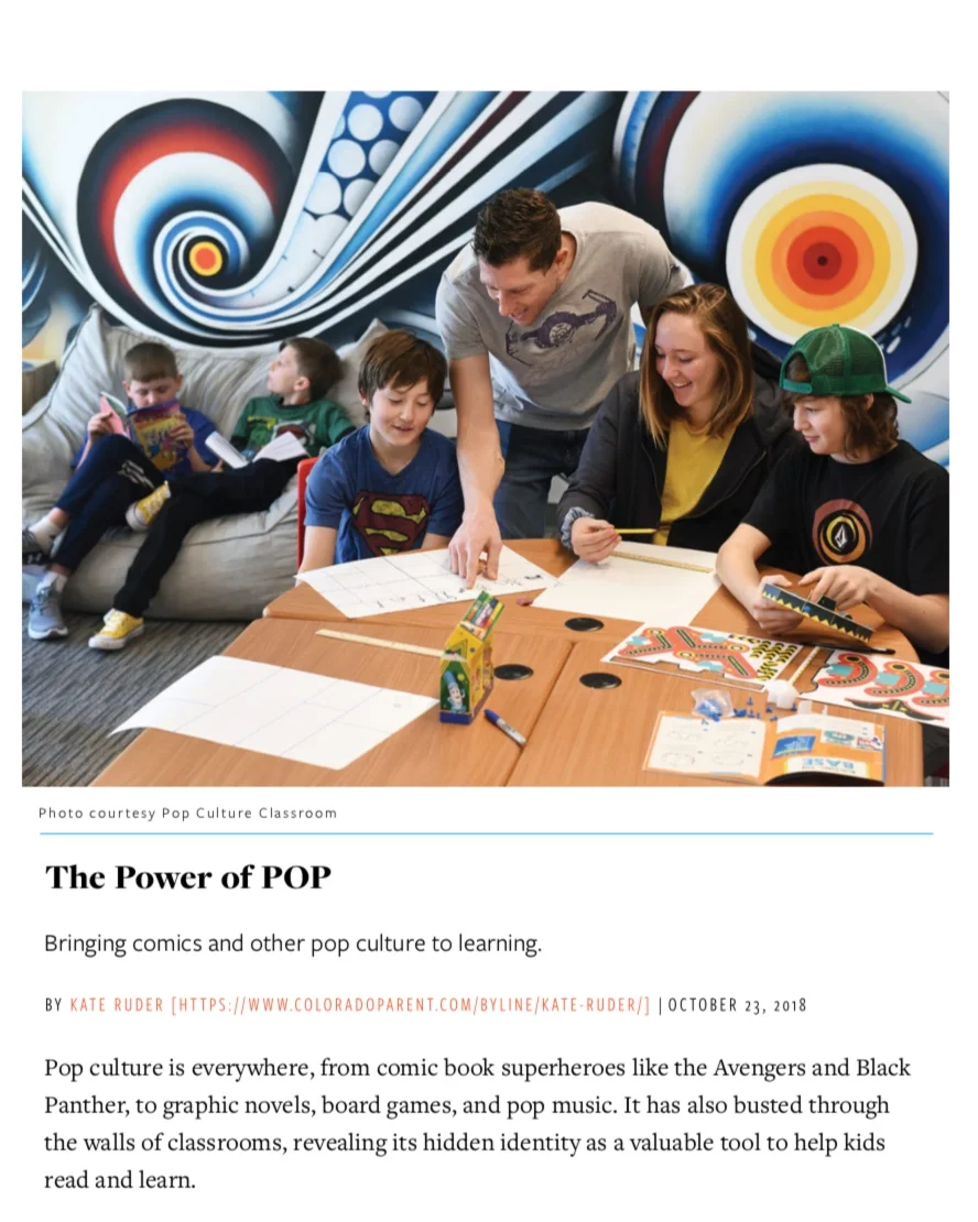 The Power of Pop Culture Colorado Parent Magazine November 2018 Issue Page 1/4