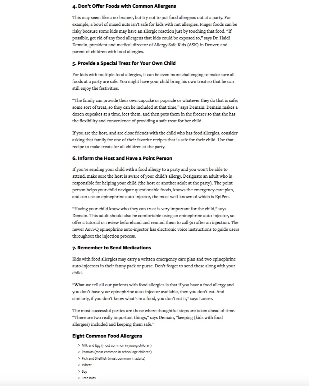 Allergies and Birthday Parties Colorado Parent Magazine July 2018 Issue Page 2/2