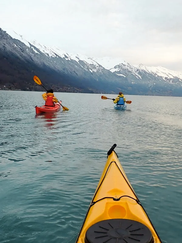 Classic kayaking picture thanks to our guide, Gavin