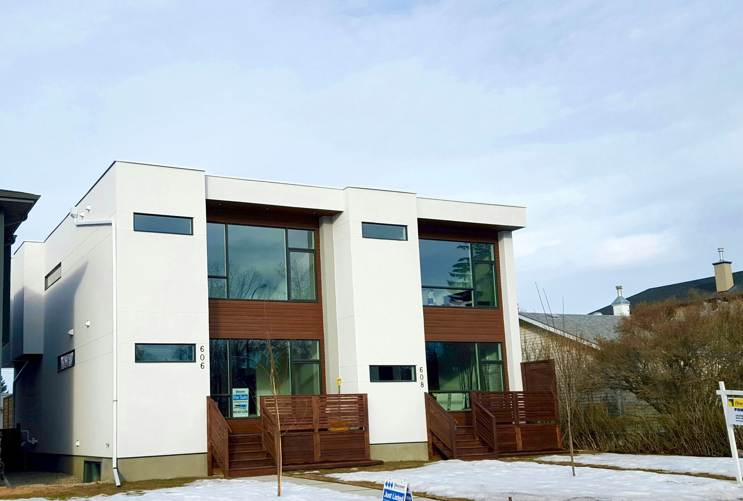  Front elevation Wiston Duplex design. 