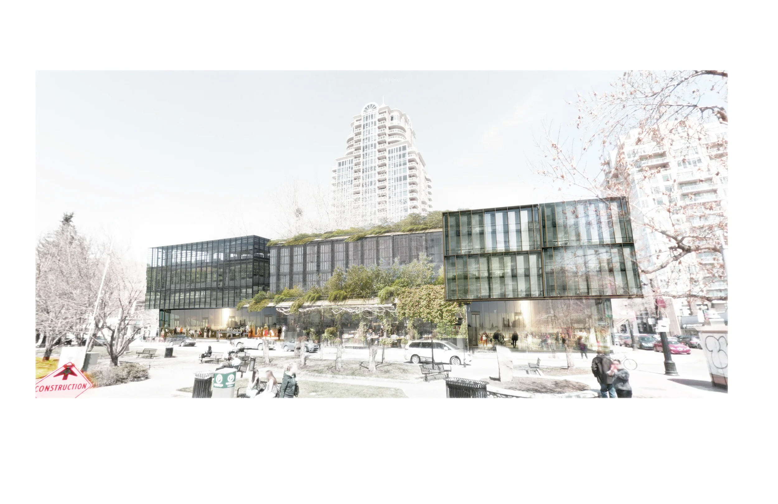 Mount Royal Village Calgary Architectural Rendering