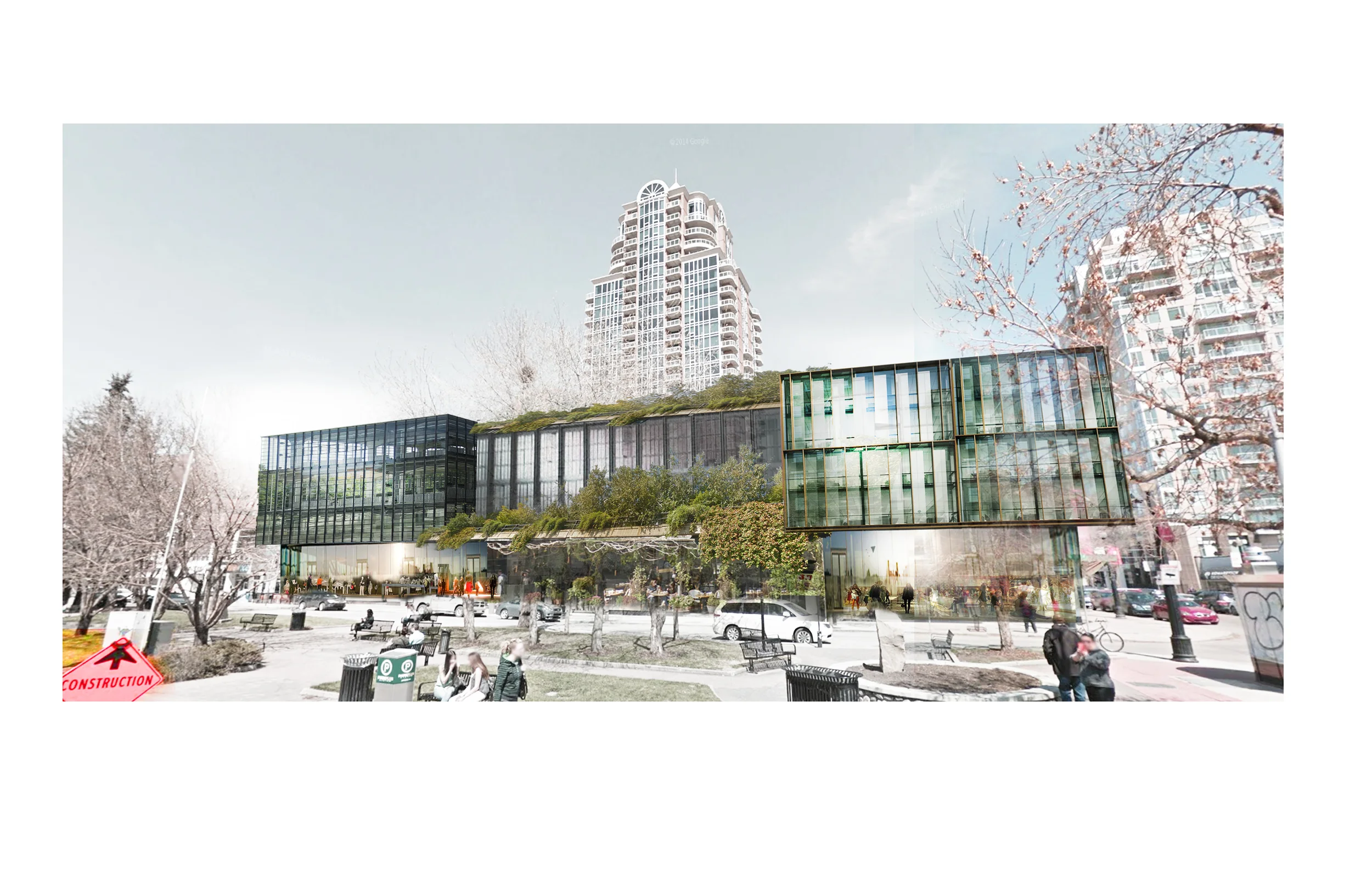 Mount Royal Village Calgary Architectural Rendering