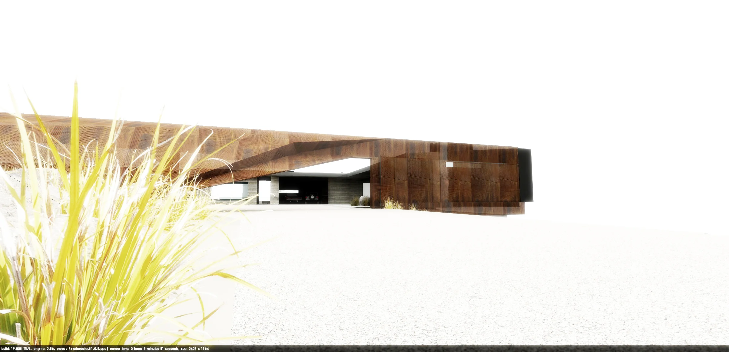  Rendering north Elevation. 