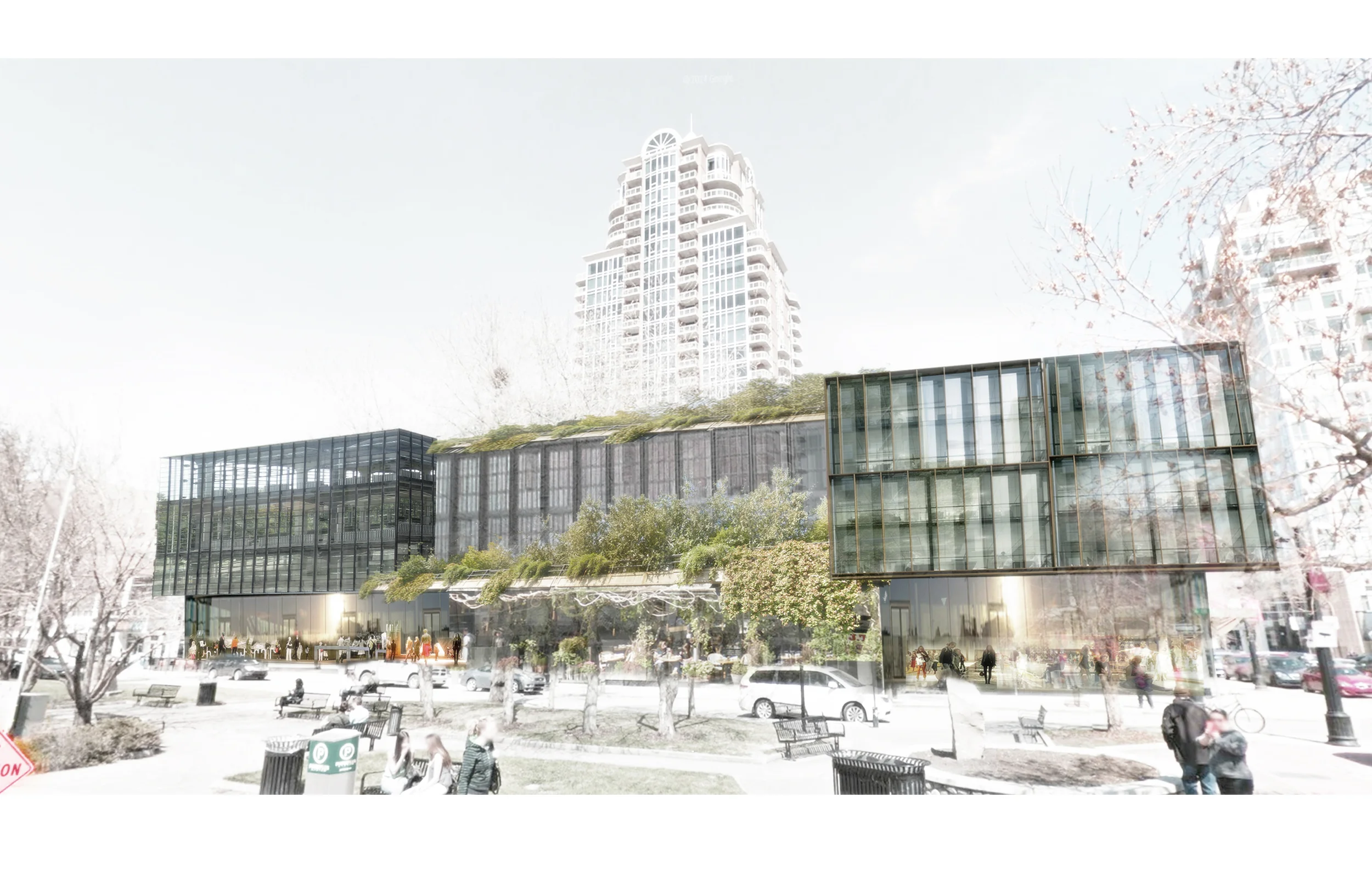 Mount Royal Village Calgary Architectural Rendering