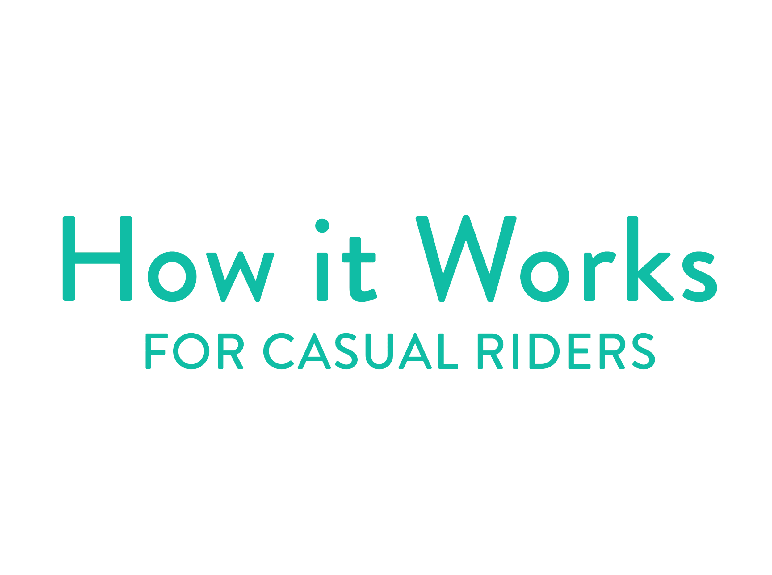 Slideshow demonstrating how the Bikeshare works for a casual rider.