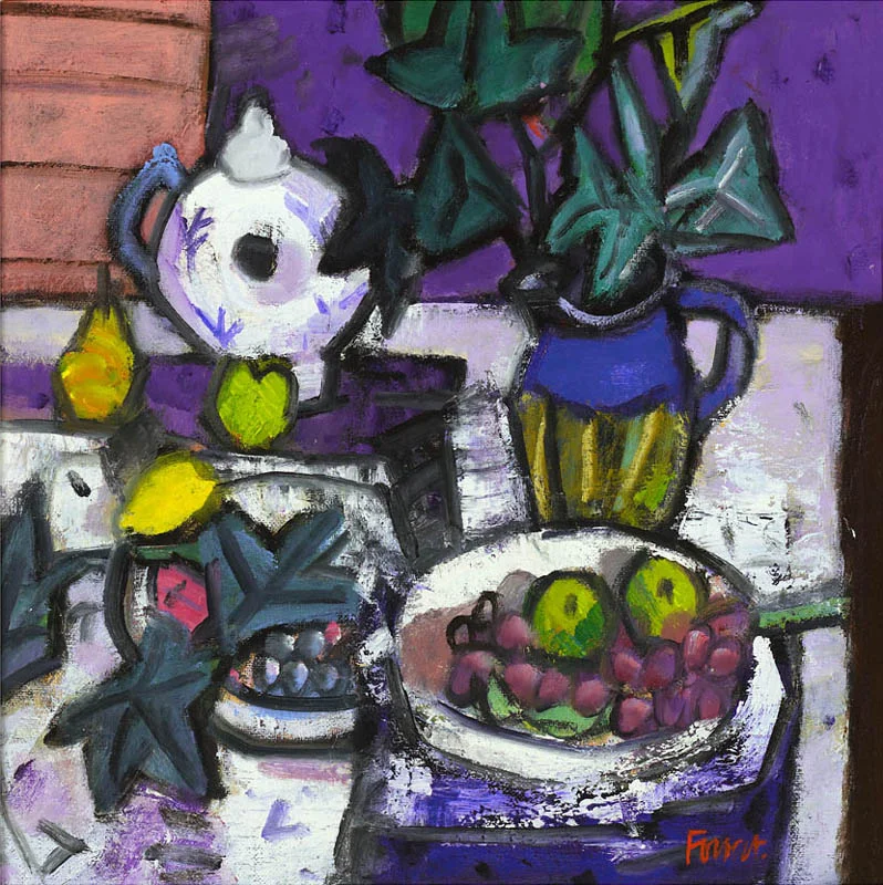 Painters Table with ivy