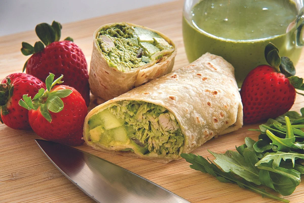 GREEN GODDESS CHICKEN SALAD WRAP