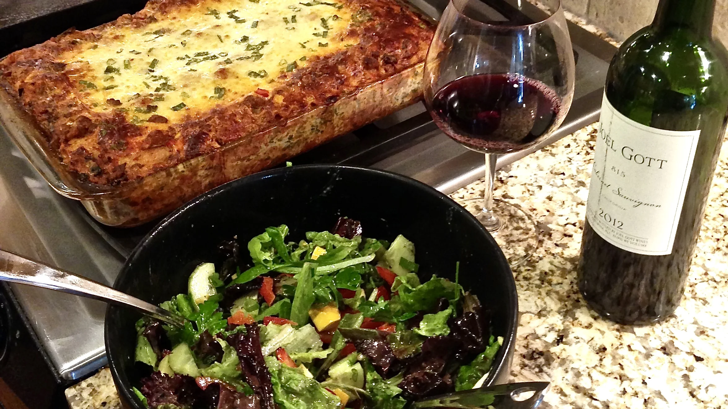 Lasagna dinner in Chanhassen, MN. No additives...maximum flavor!
