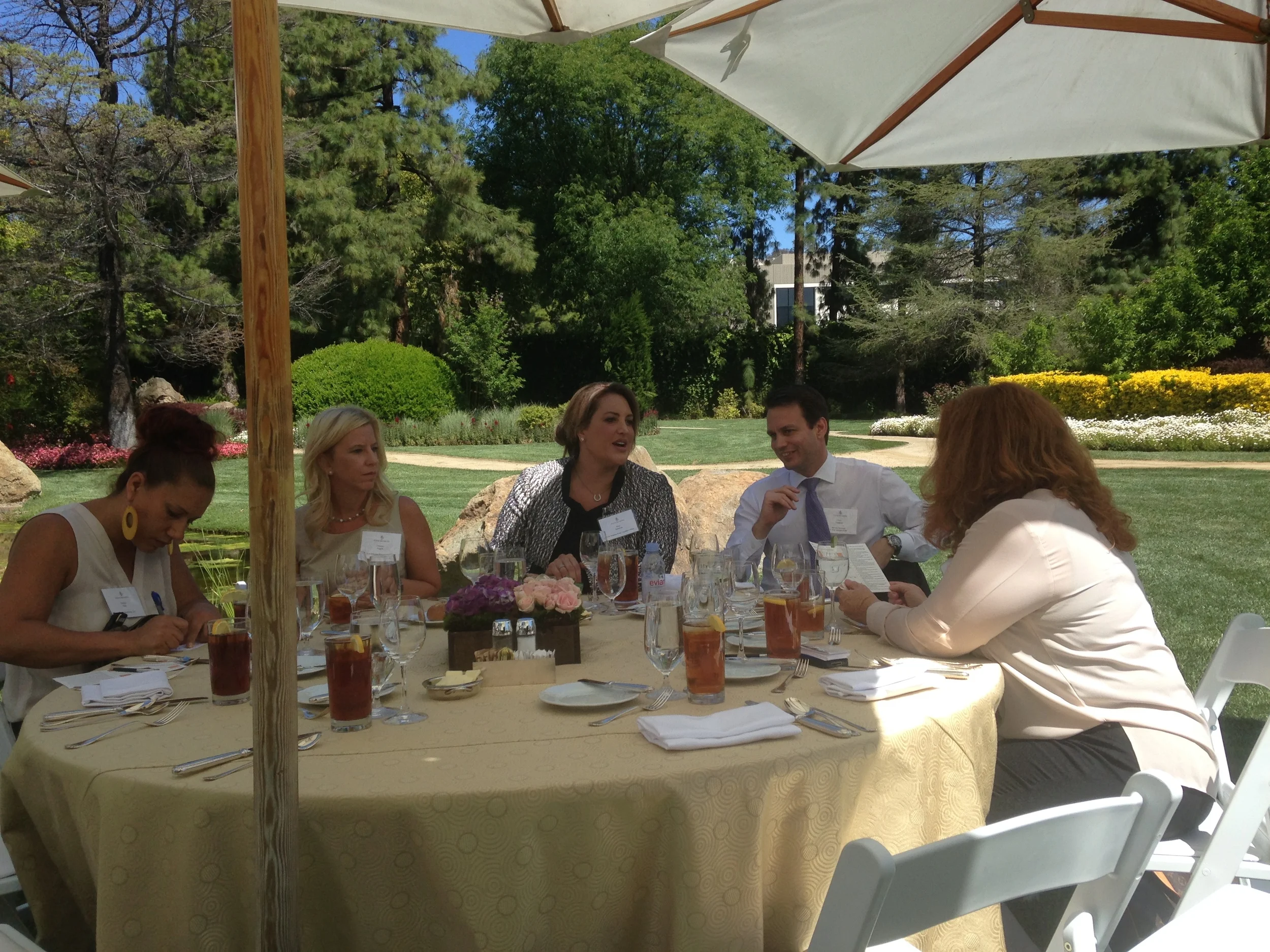 Lunching and Networking with over 20 Four Season Representatives Worldwide.