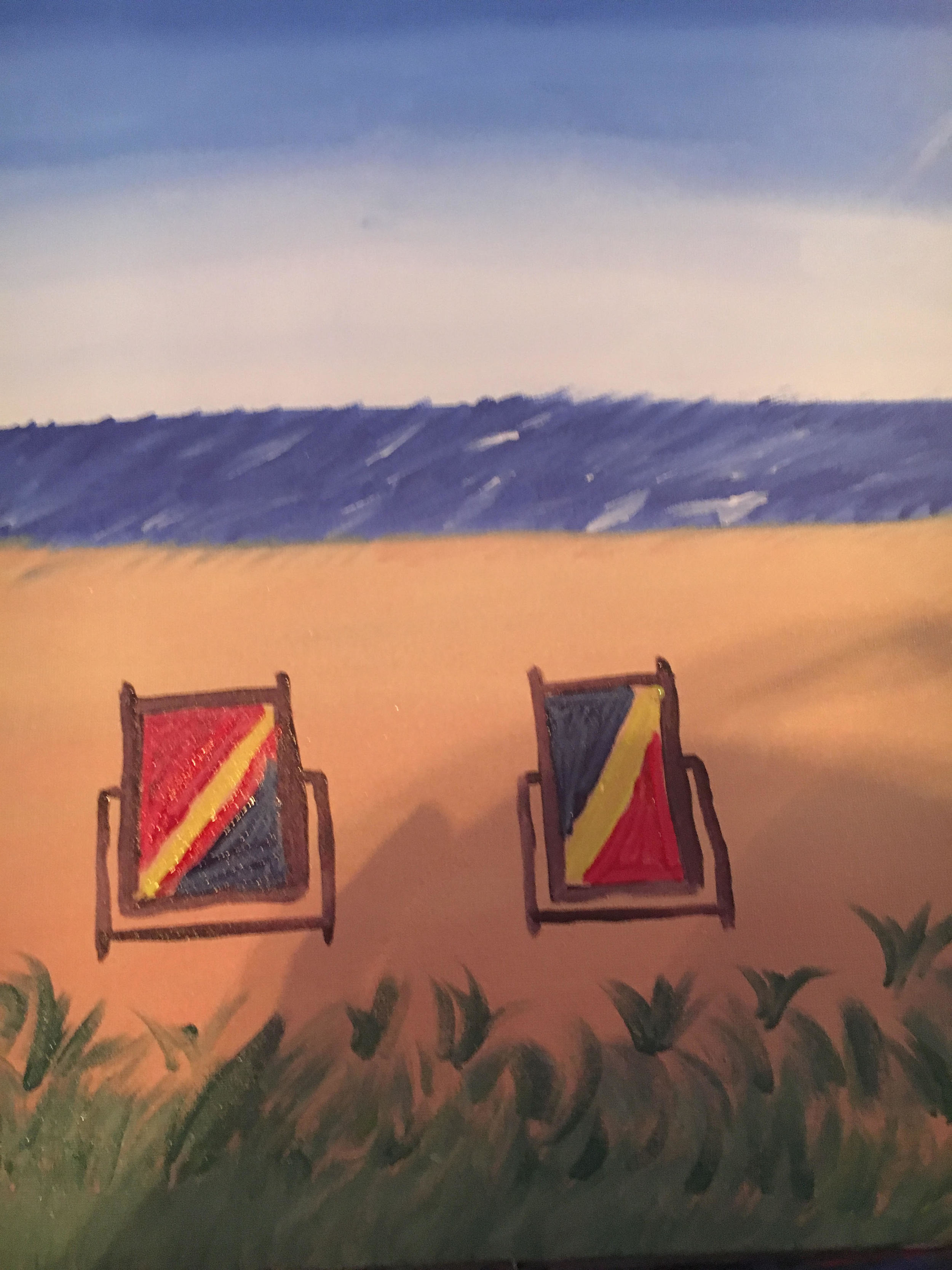 My finished product! AIC Hotels Wine & Canvas