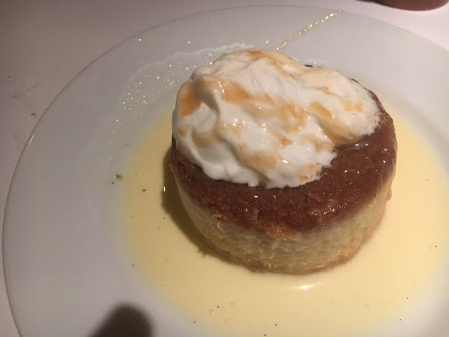 Dessert at Brio located in Victoria Gardens. FamTrip Greater Ontario CVB.