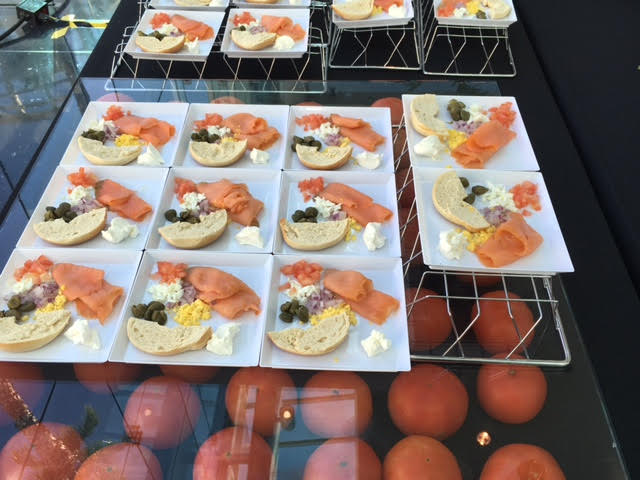 Yes! I'm a Foodie! Bagels & Lox. FamTrip Greater Ontario CVB