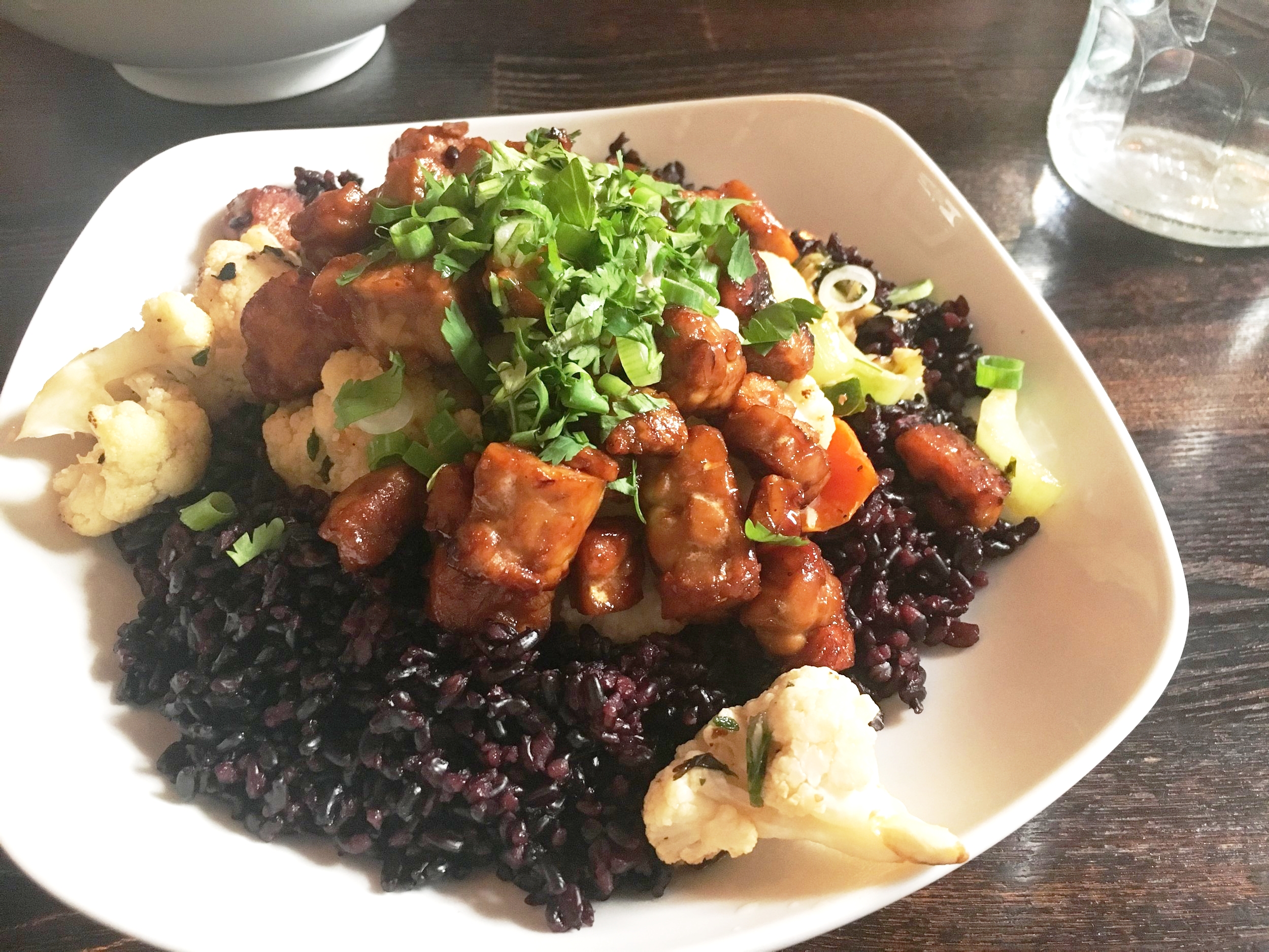 Tempeh Stir-Fry - SunCafe on Ventura Blvd in Studio City, CA