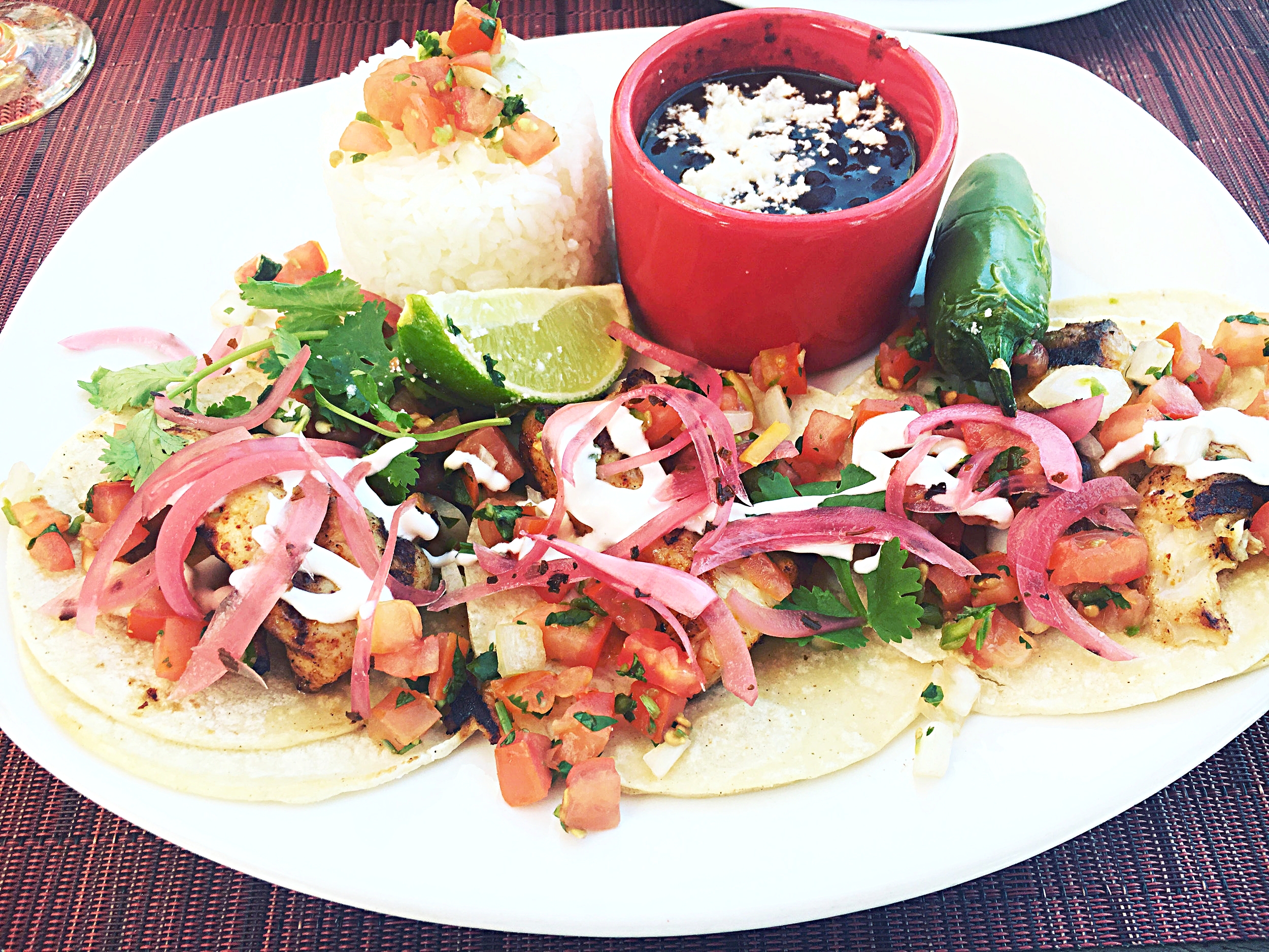 Tacos at Fuego's - Hotel Maya - Long Beach