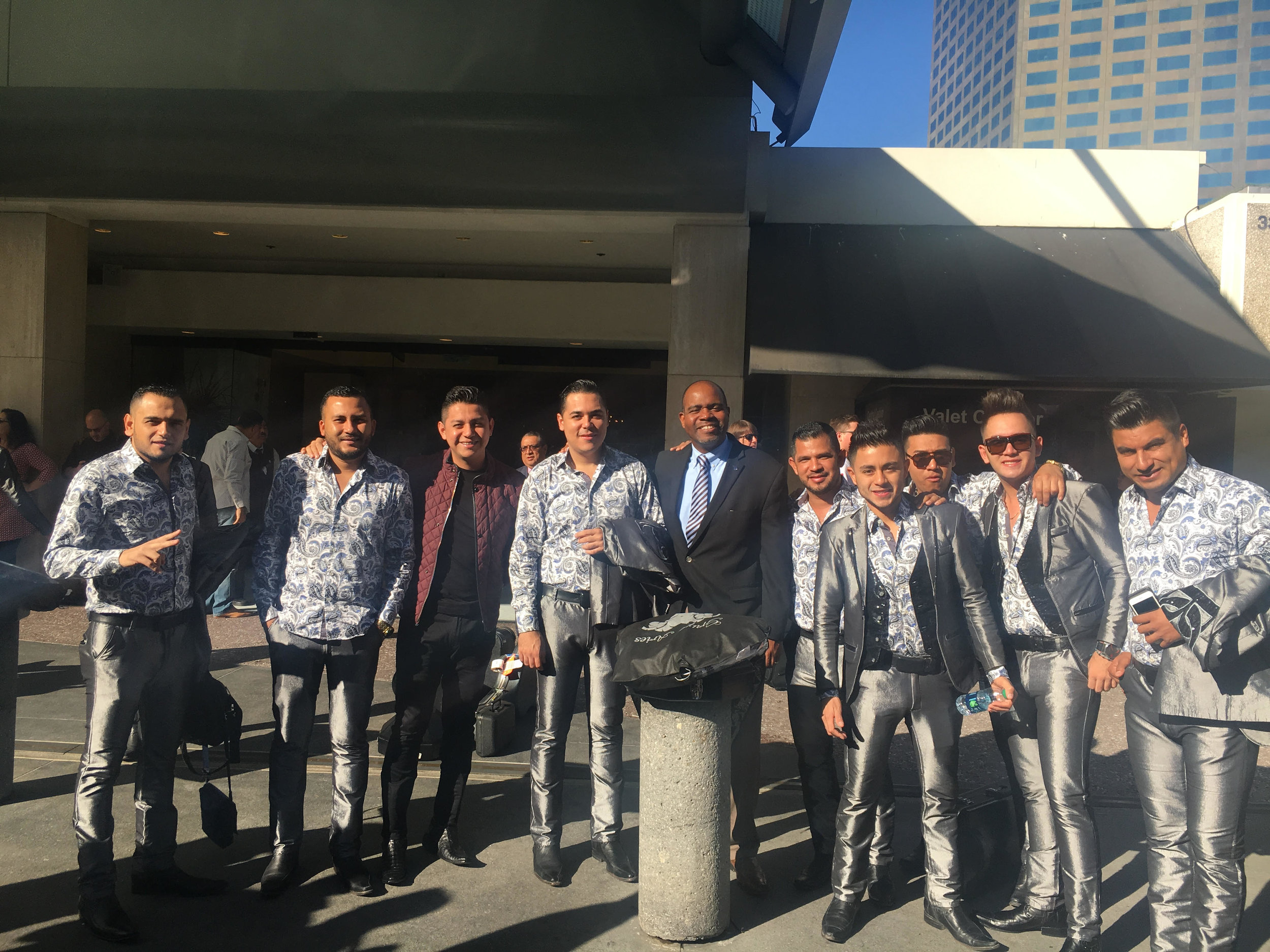 At the Sheraton Universal with Banda Carnaval
