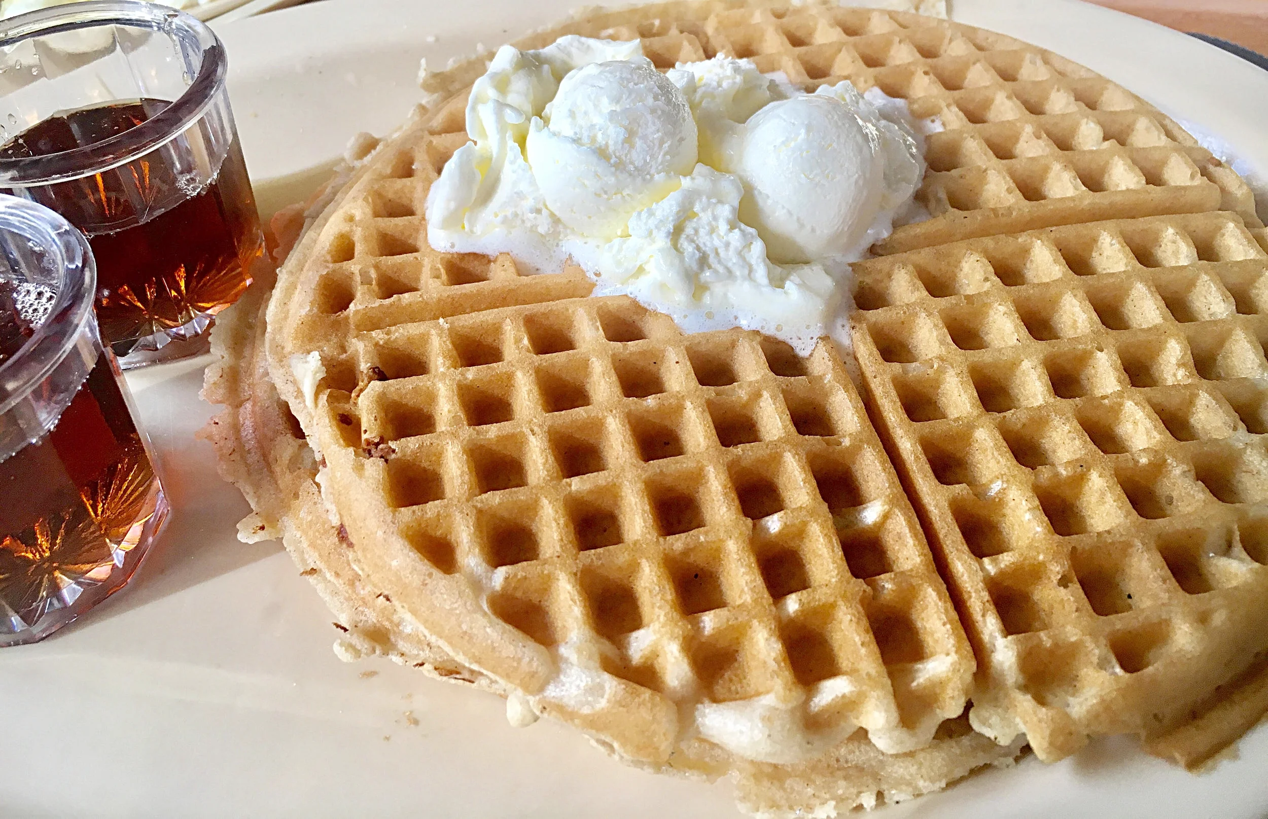 Of course Waffles! Nothing but good eating @Roscoes - Inglewood, CA